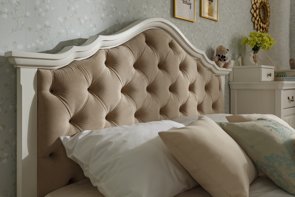 Кровать Айно №18 с мягким изголовьем 900 х 2000