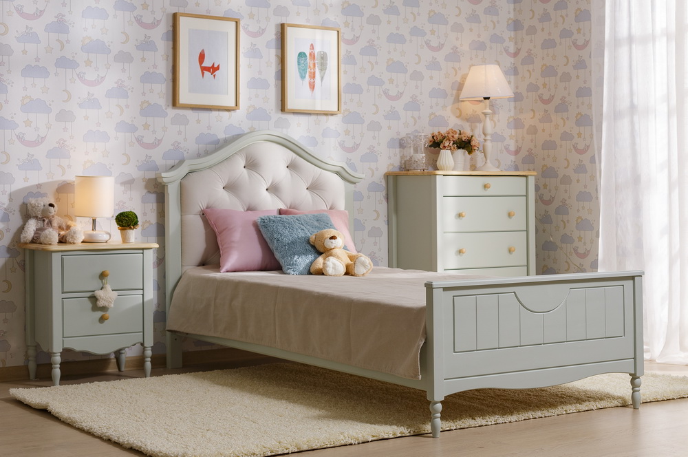 Кровать Айно №17 с мягким изголовьем 1400х2000