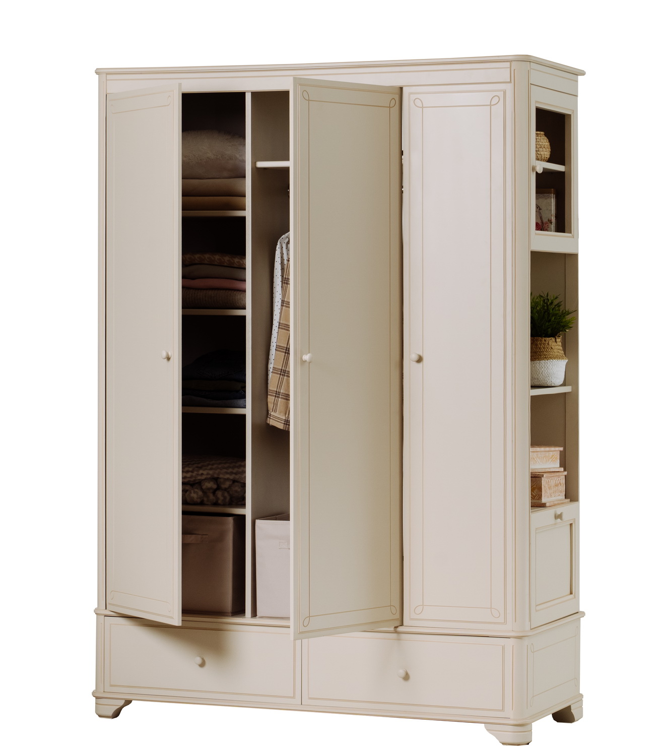 Шкаф с ящиками мдф Бетти 3-ств №5