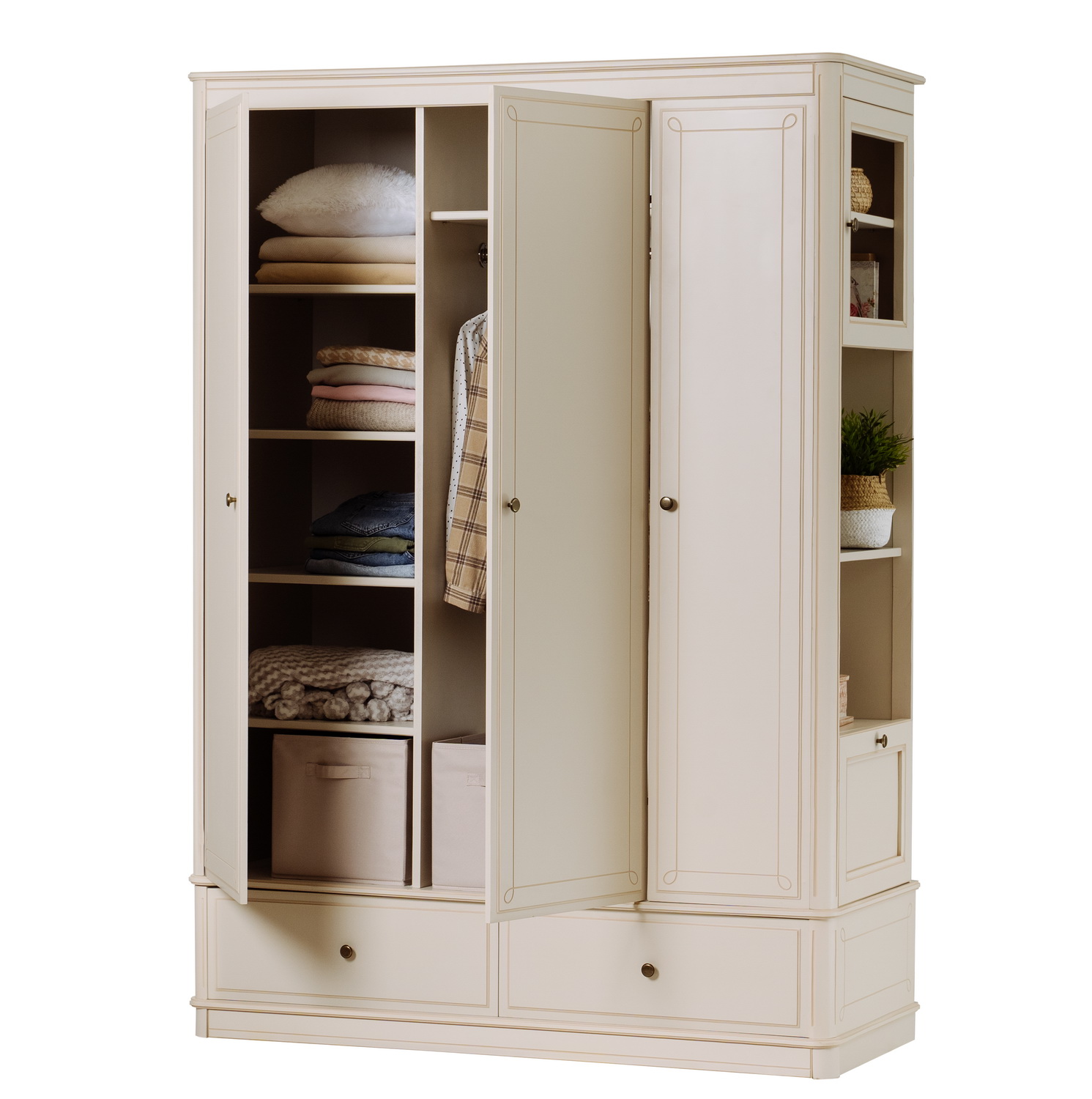 Шкаф с ящиками мдф Бетти 3-ств №5