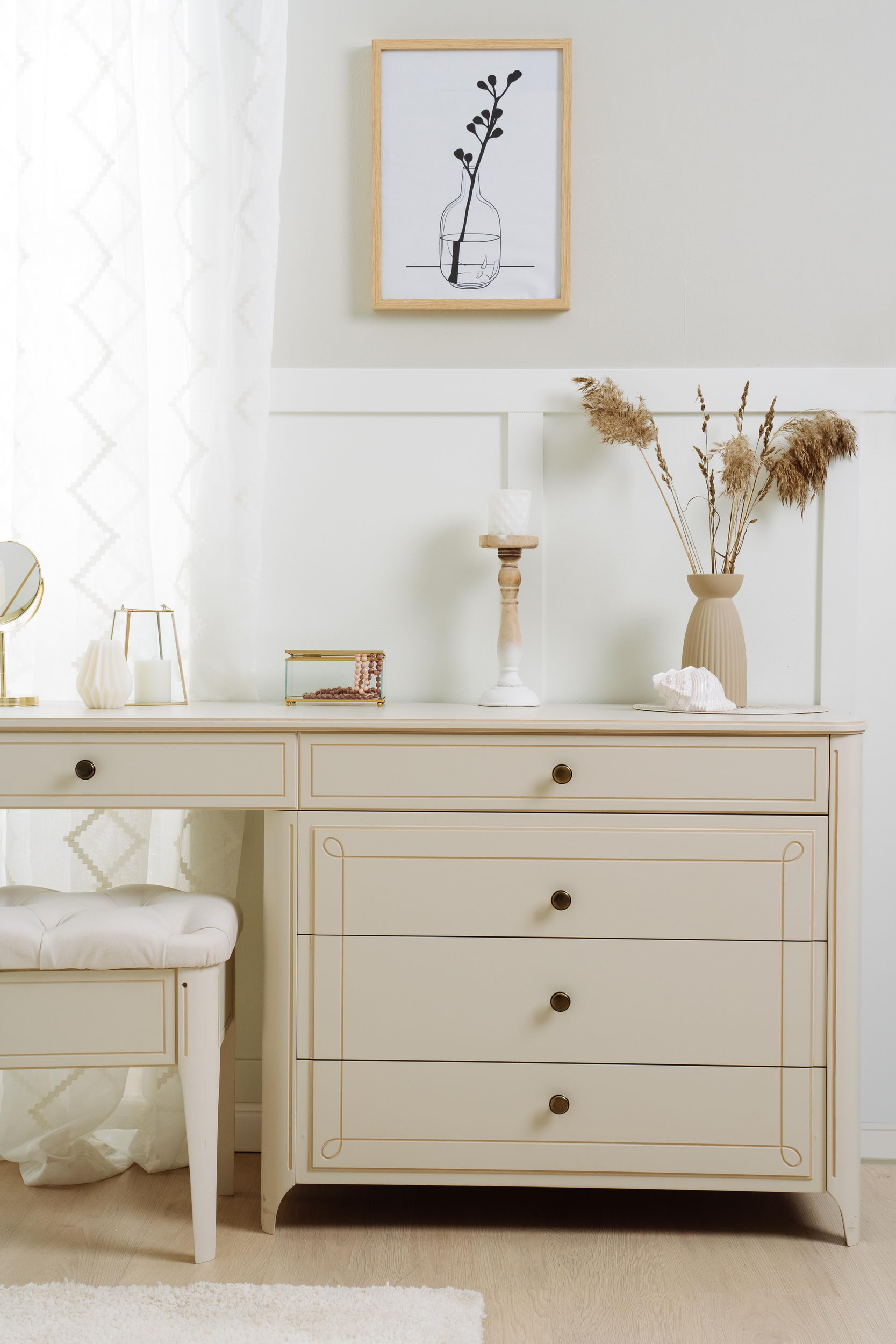 Комод-стол 4 ящика Бетти №1