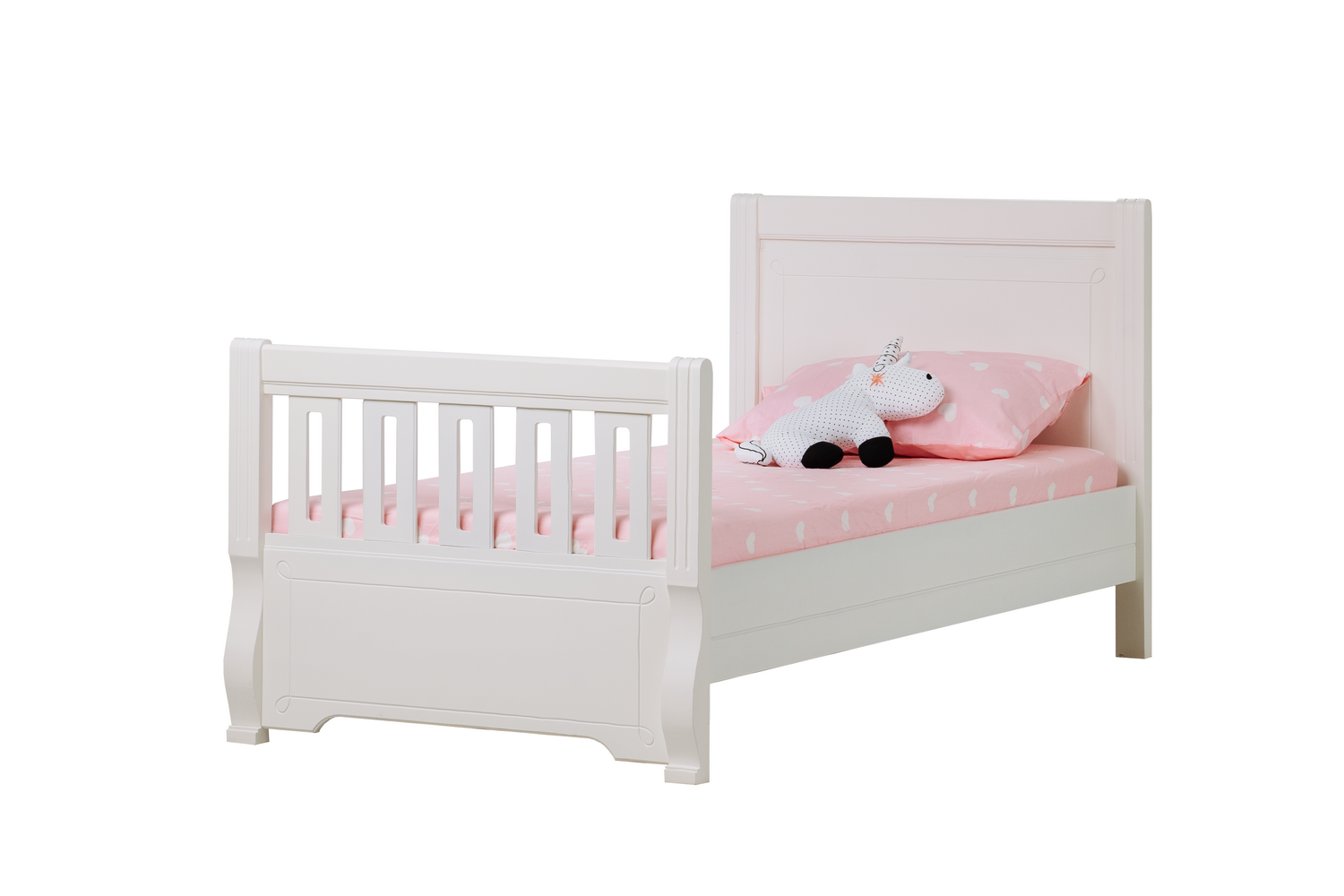 Кровать массив сосны односпальная Бетти №18 1200х2000