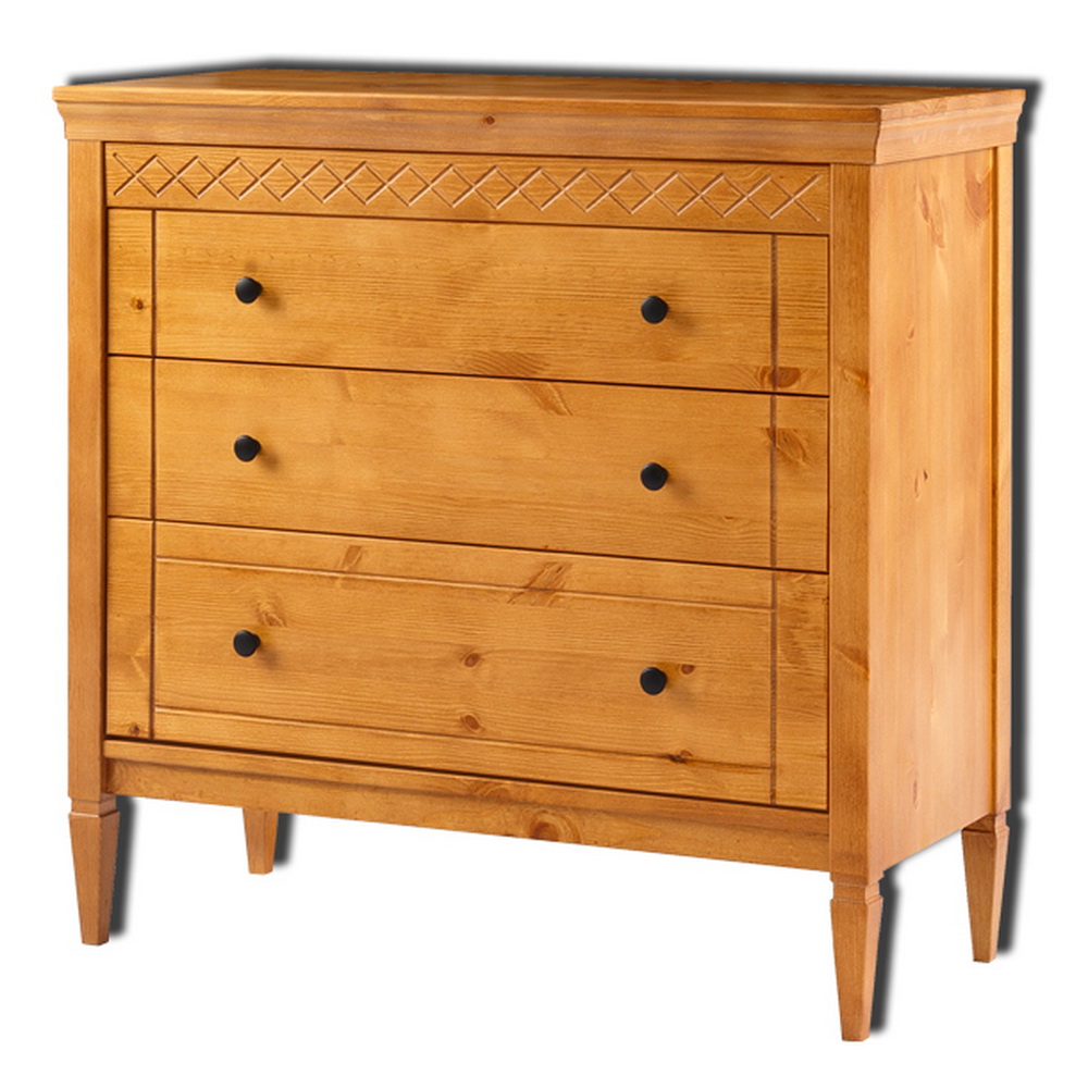 Комод с ящиками массив сосны Дания №6