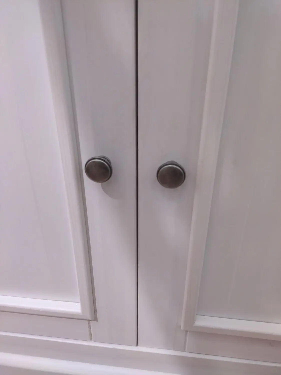 Шкаф Форест для посуды широкий 4-дверный с 1 ящиком белый воск/серый