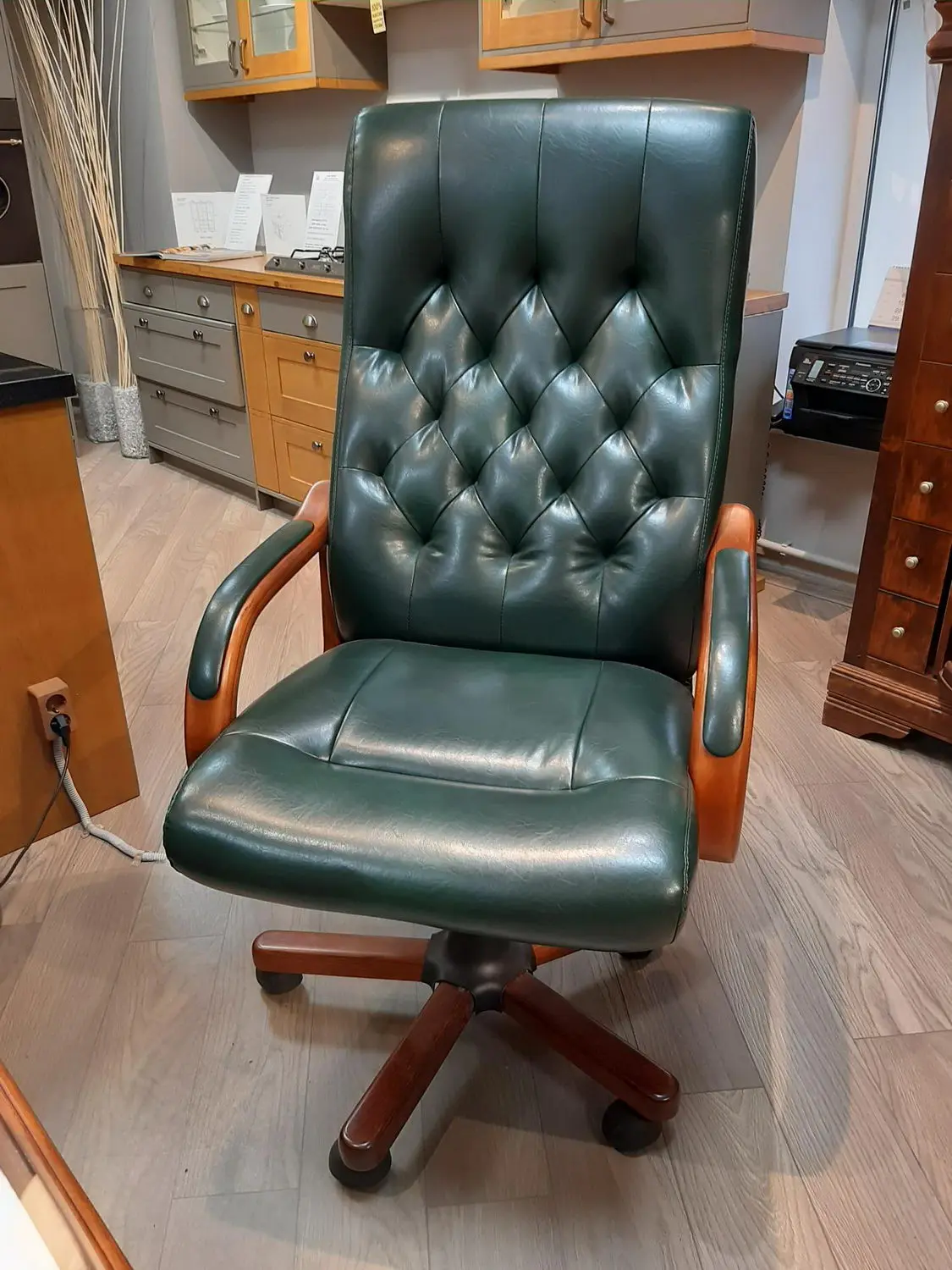 Стул с подлокотниками берёза Оксфорд О-07 с к/з L 471К