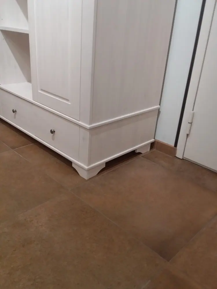 Шкаф Бейли 2-ств с 3 ящиками белый глухими дверцами и открытой секцией с полками белый воск