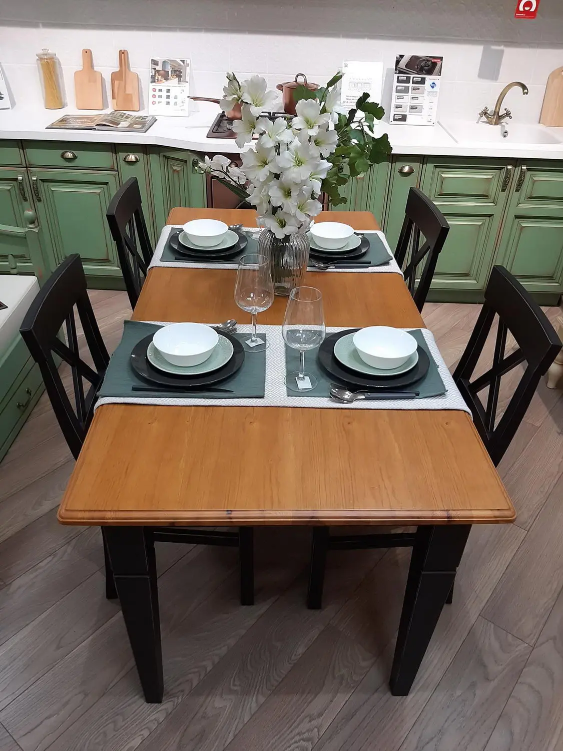 Стол Бьерт обеденный 1-61 1200х700х750 сосна