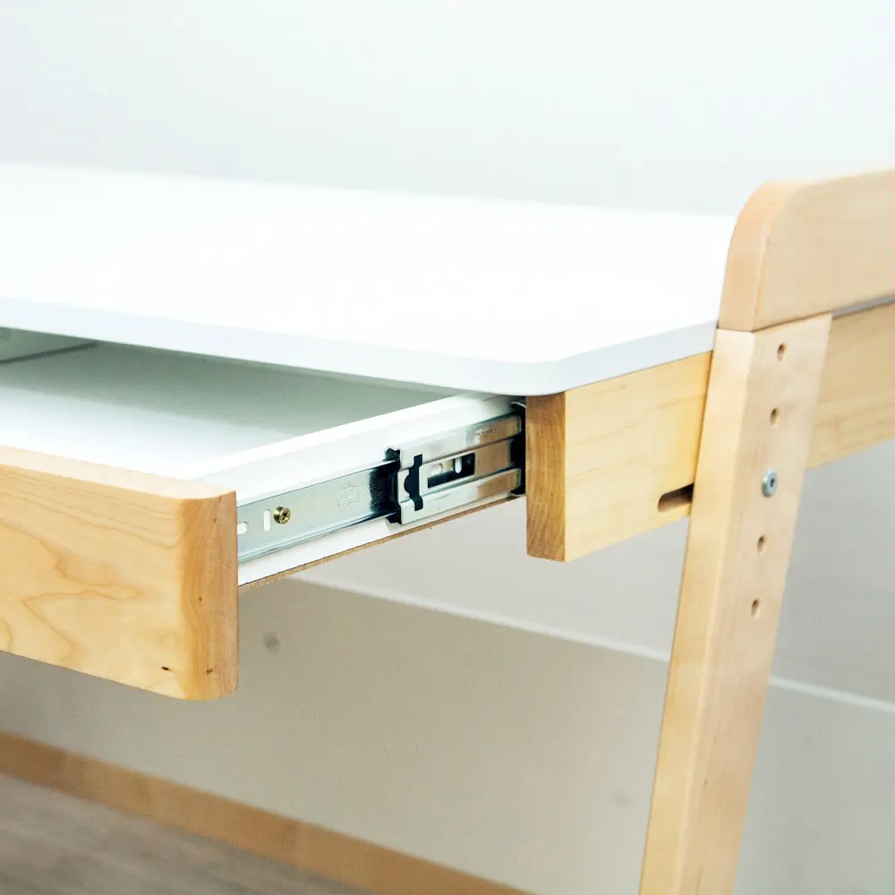 Стол массив березы  Rabbit   Wood Вуди белый  