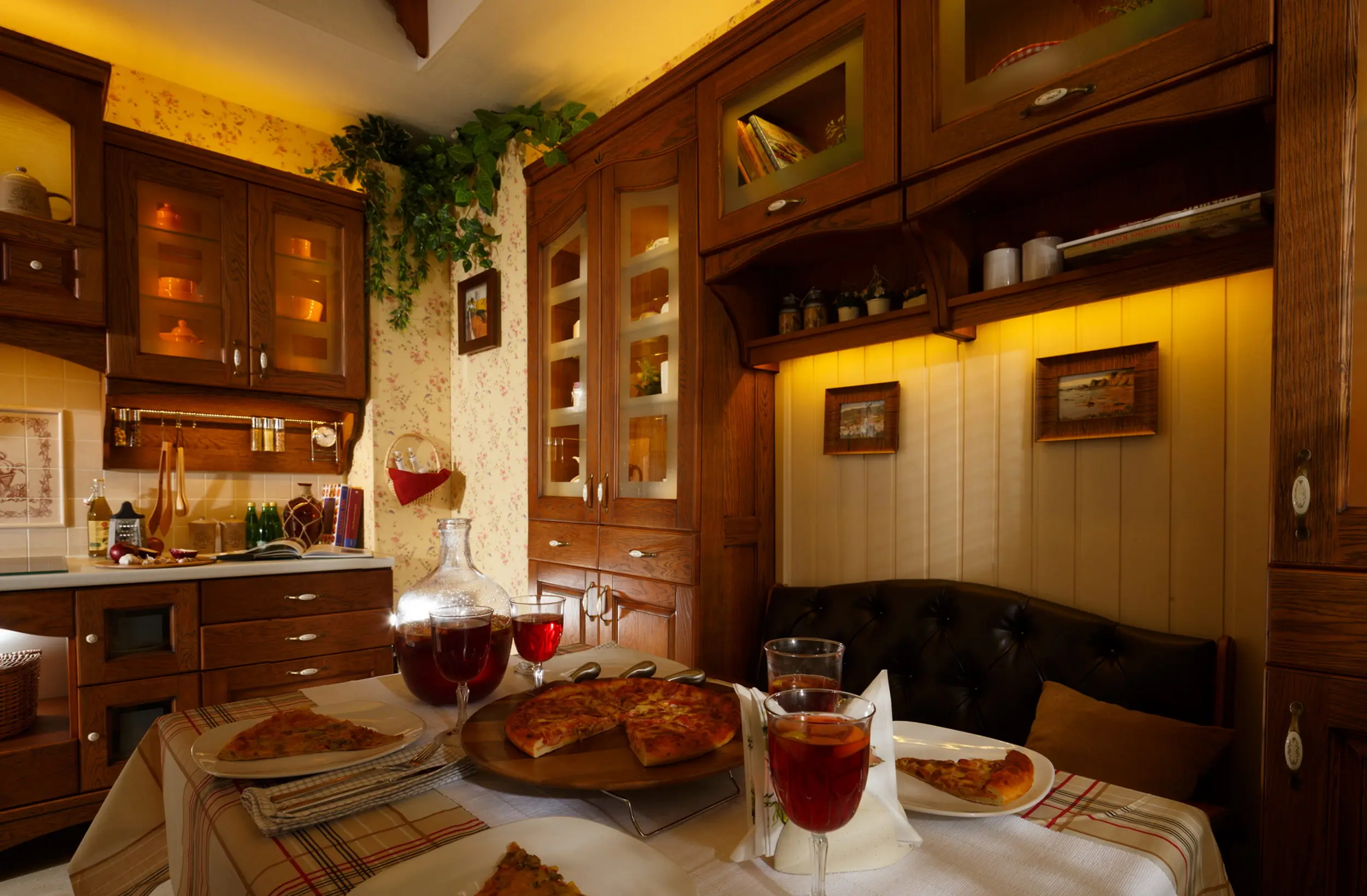   Кухня из дерева Italia (цена за п/м)  