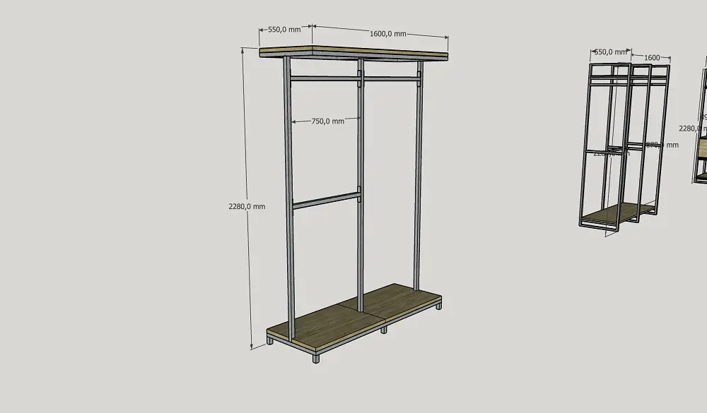 Гардеробная 02-03