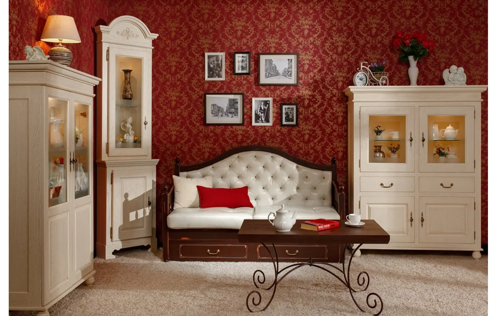 Сервант Валенсия 2-80 сосна