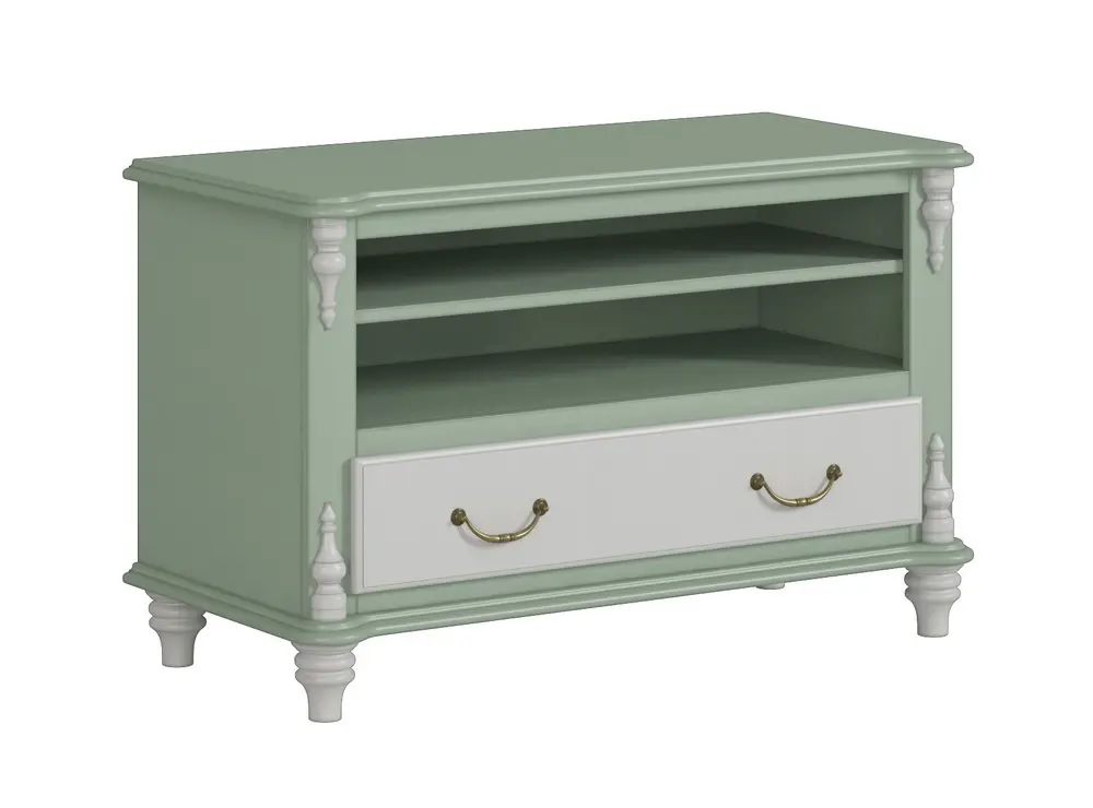 Тумба Скандия под ТВ с нишей, ящиком и полкой Б1.26.02