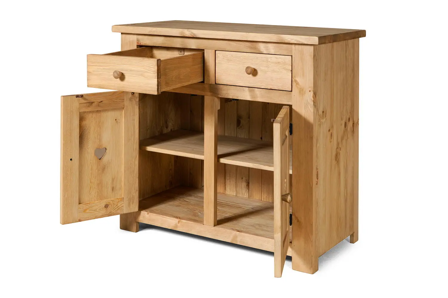  Тумба с 2 ящиками массив сосны  Арль KTB22