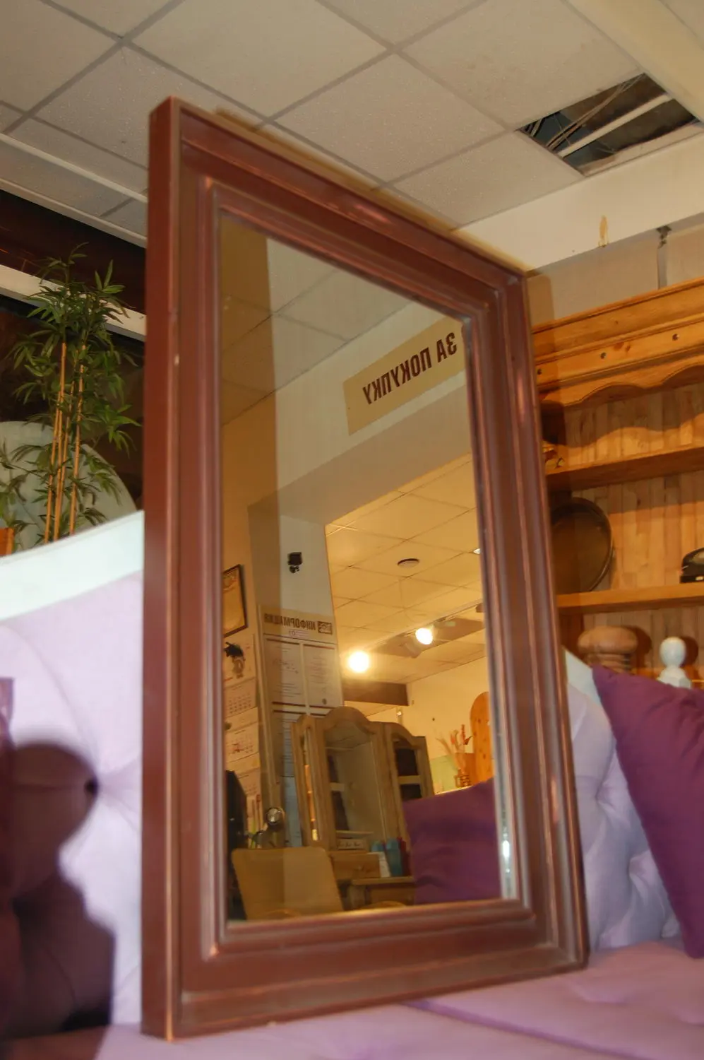 Зеркало Валенсия 2-43 сосна