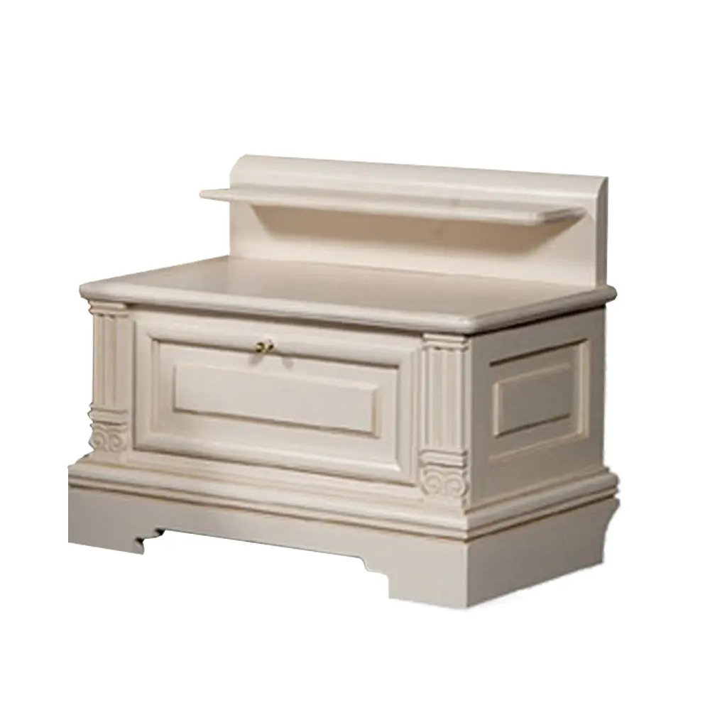 Тумба  Порто прикроватная ГМ 5983, крем с патиной