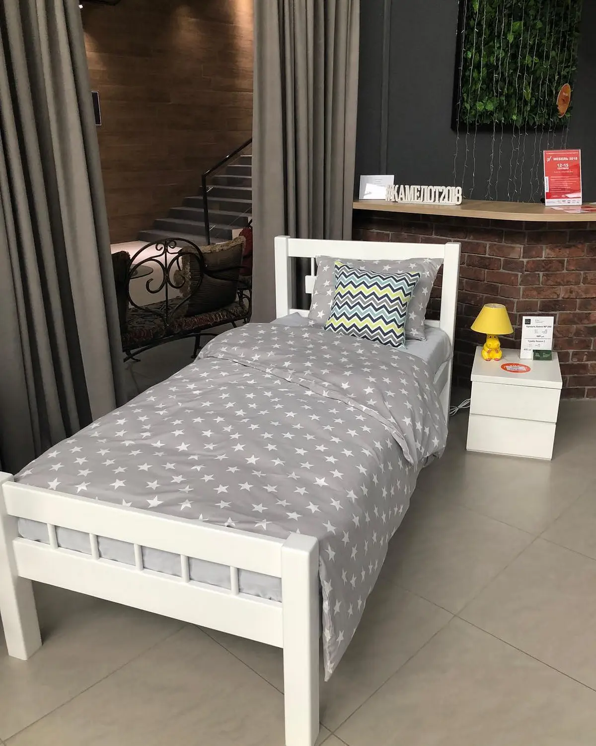 Кровать массив сосны двухспальная Сакура 1600х2000