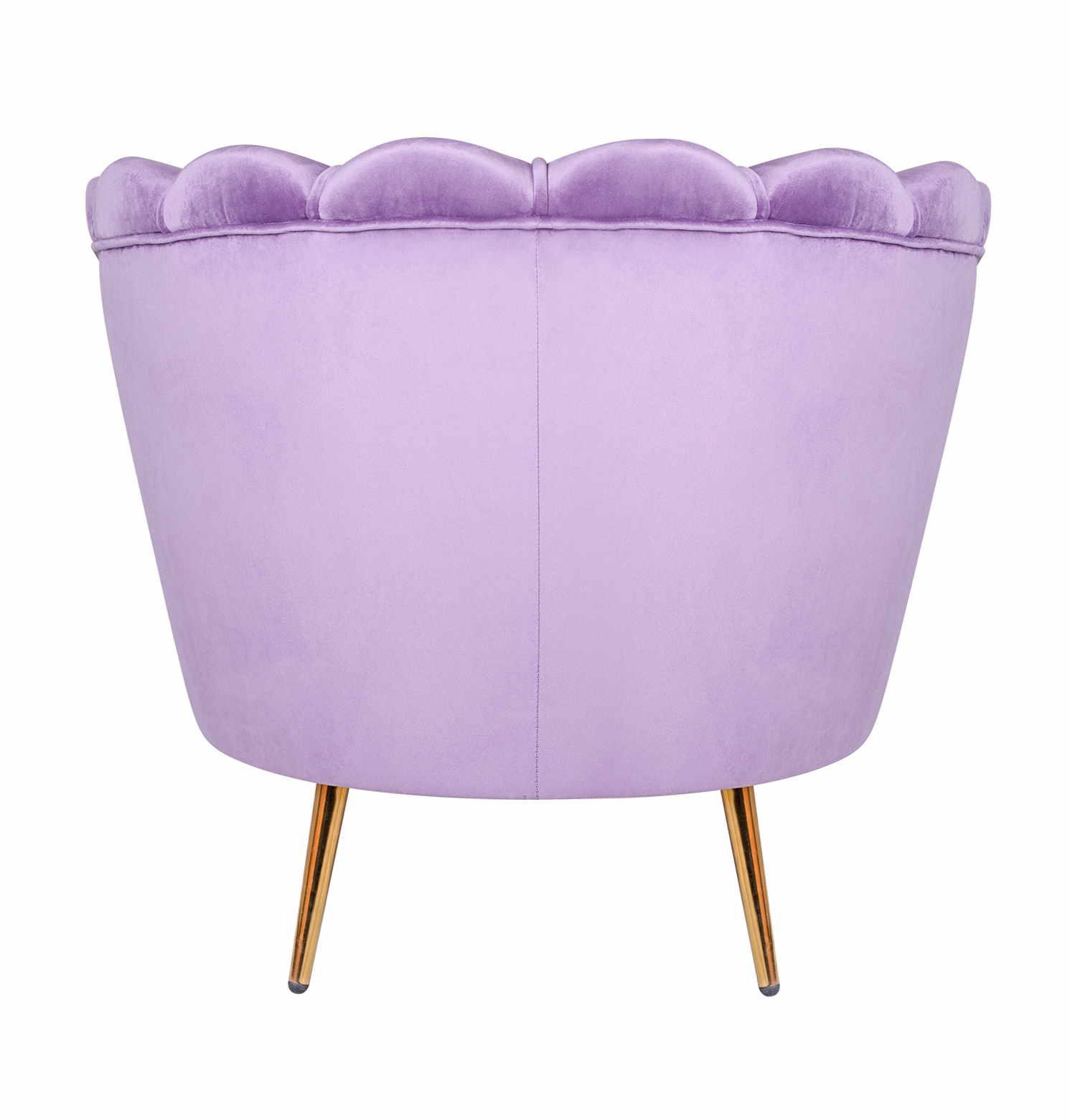 Низкое кресло ракушка Pearl Purple