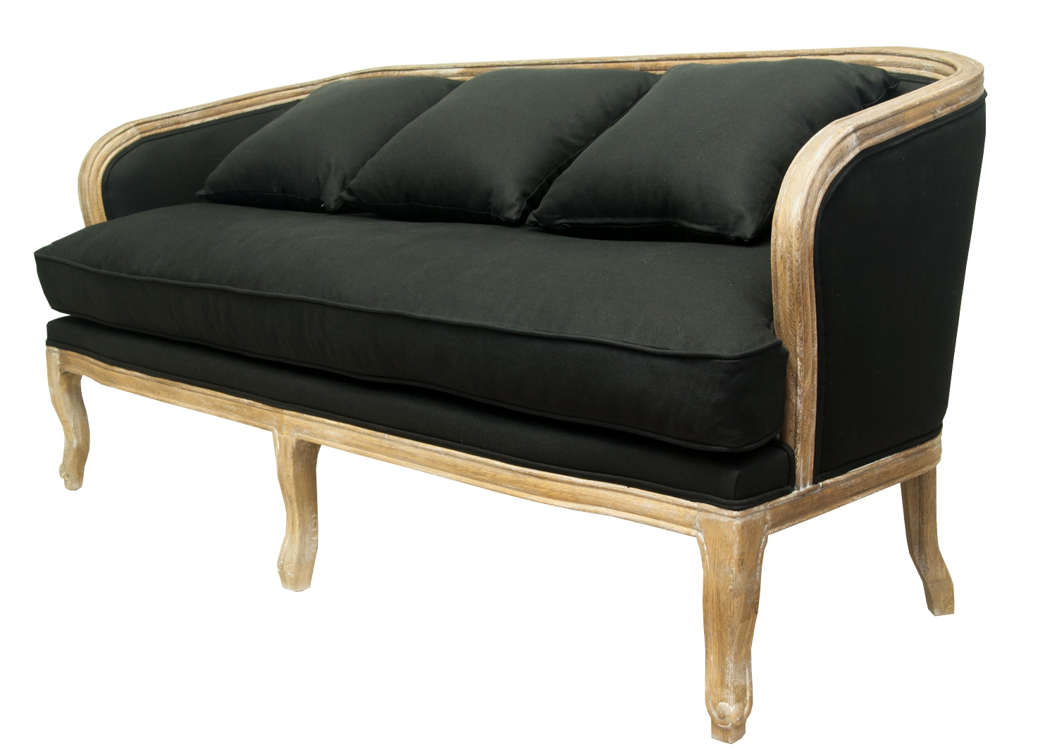 Диван в стиле ретро Nora розовый