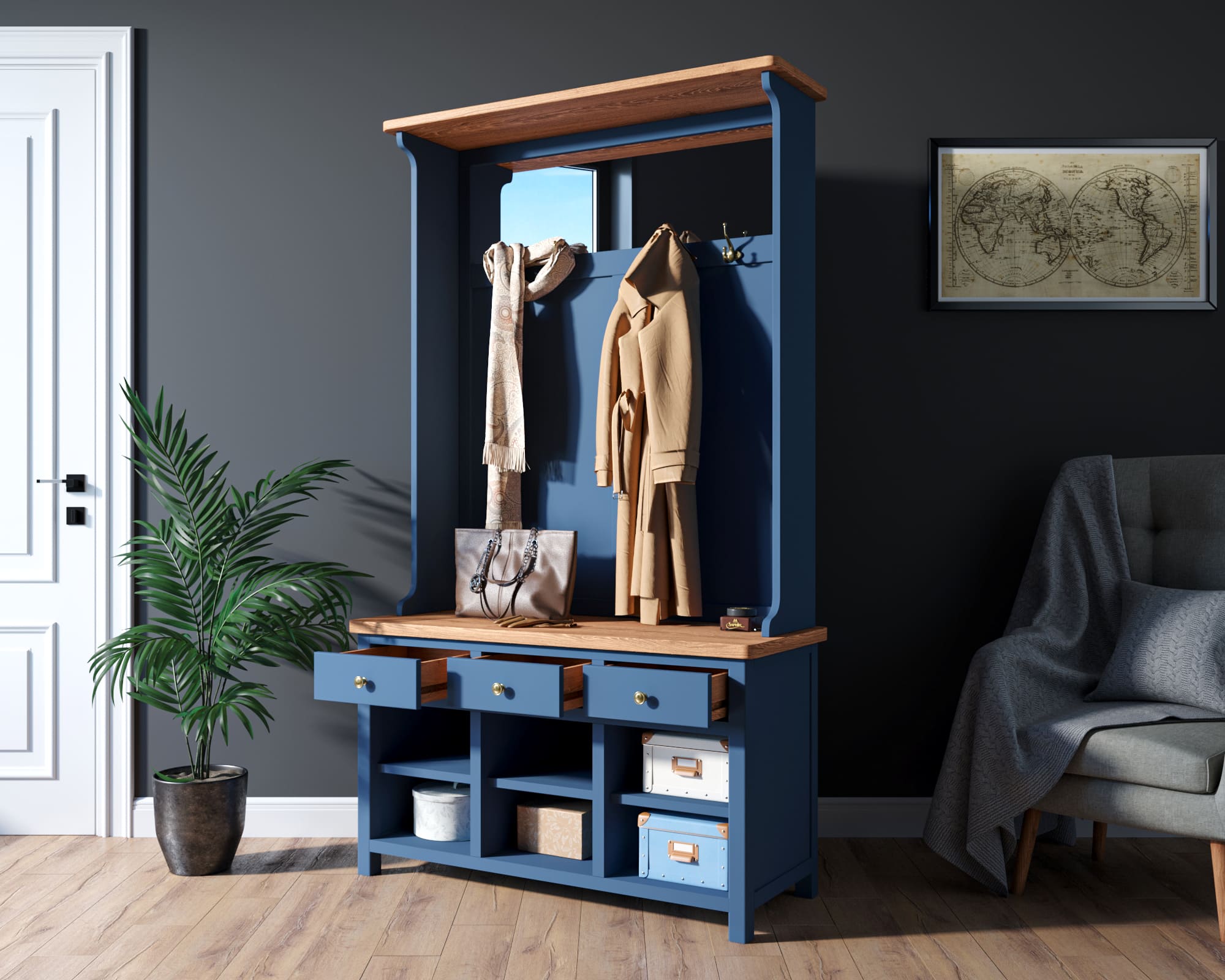 Прихожая в стиле Кантри "Jules Verne"