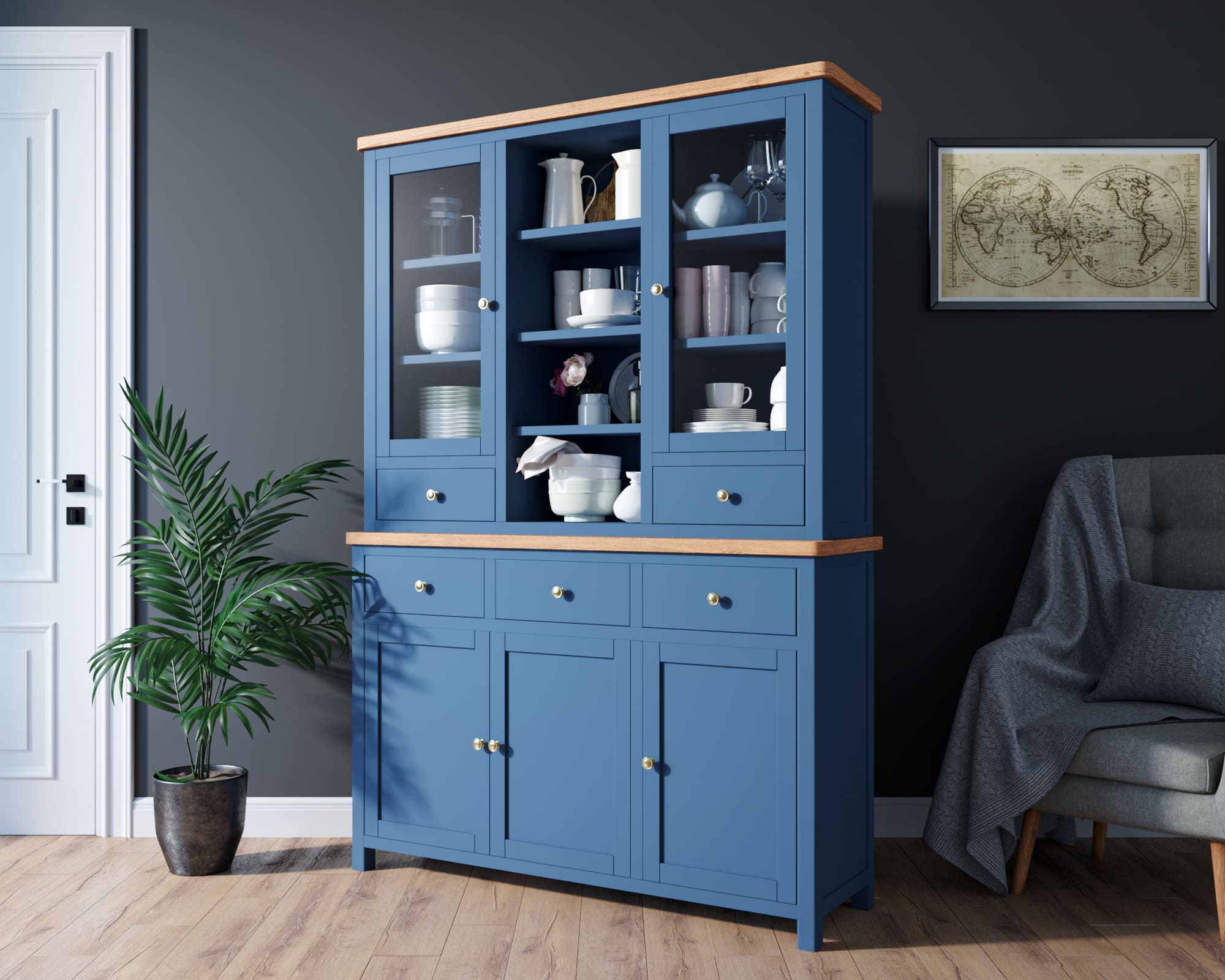 Буфет из дерева в стиле кантри «Jules Verne"