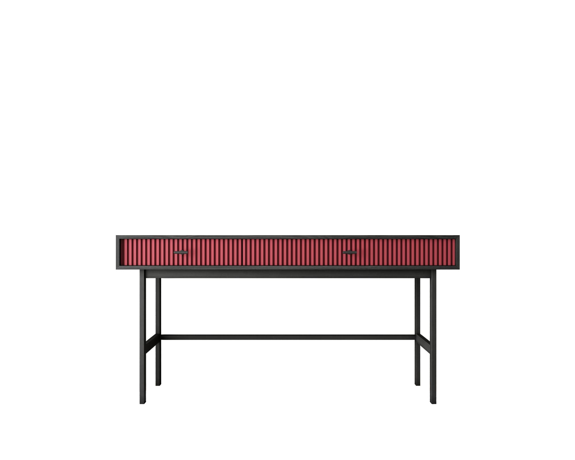 Консоль с двумя ящиками "Emerson" арт EM22/red/L