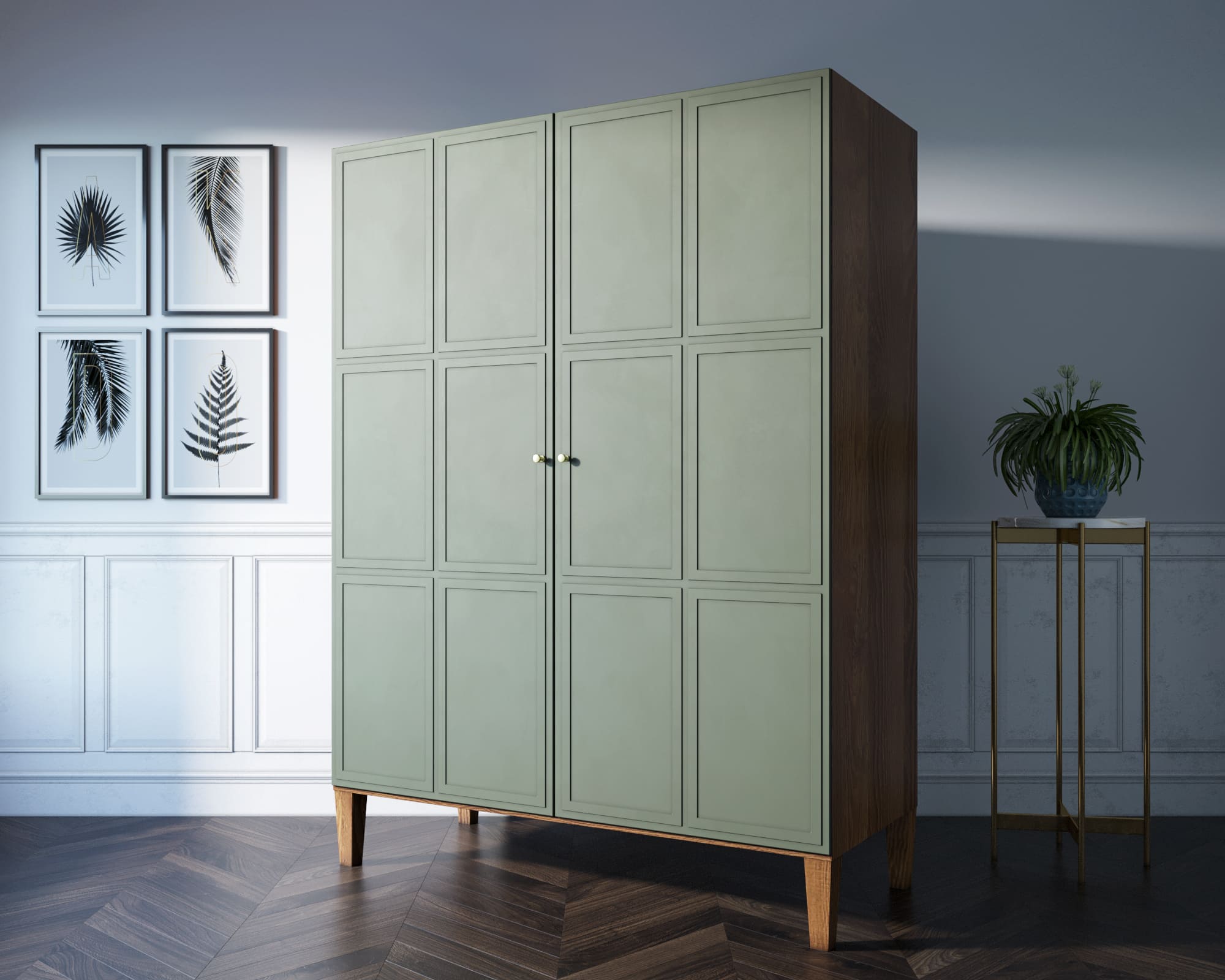 Шкаф большой двустворчатый "Andersen" широкий