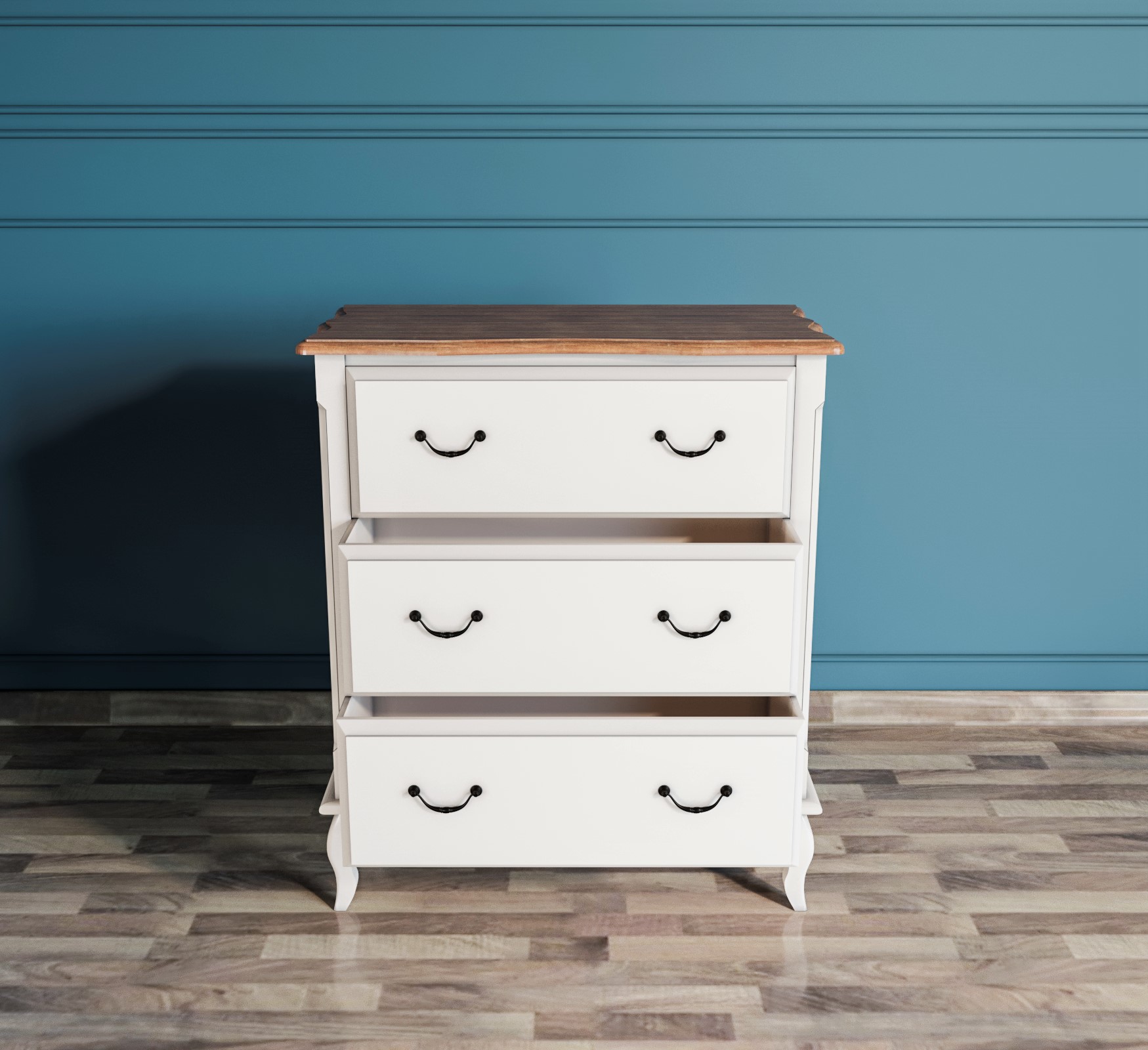 Комод мдф Leontina три ящика