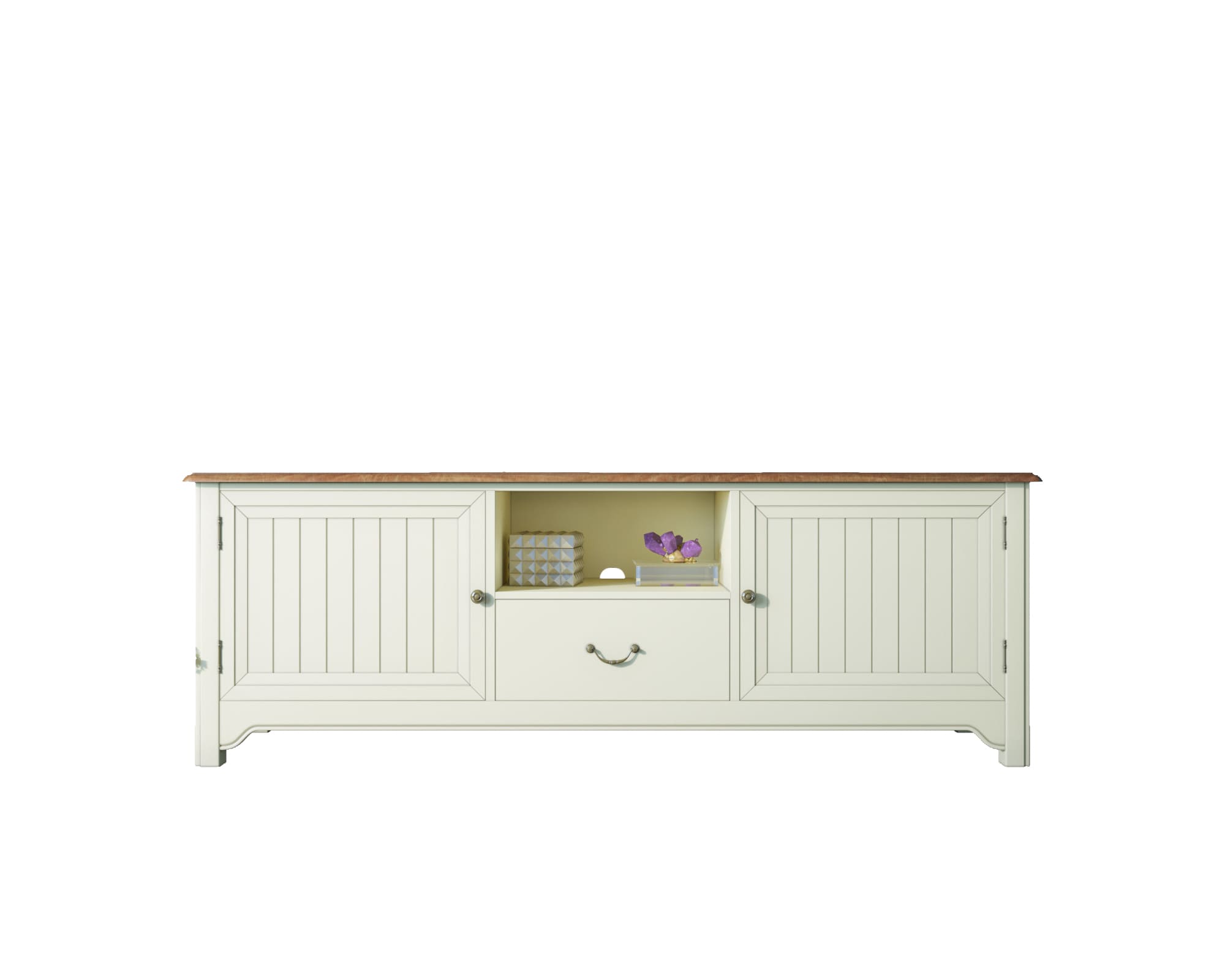 Бежевая консоль "Olivia" под TV