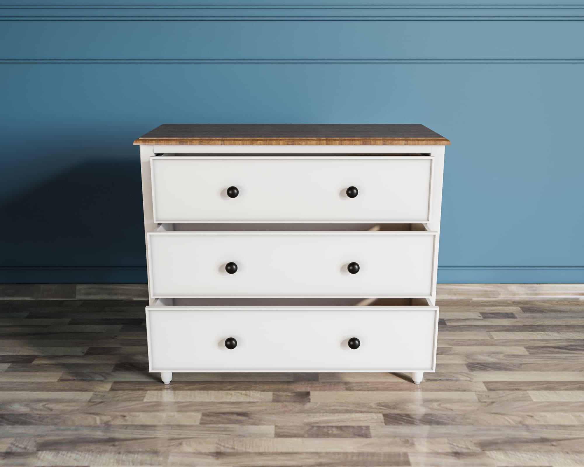 Комод 3 ящика массив "Odri"