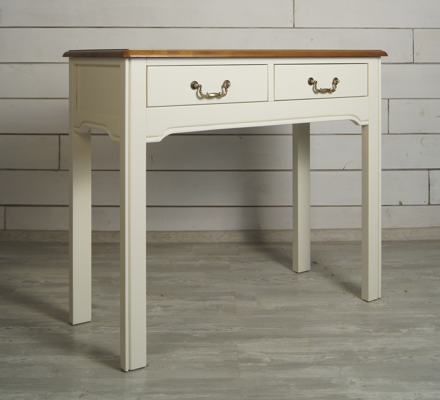 Бежевая консоль "Olivia" с 2 ящиками