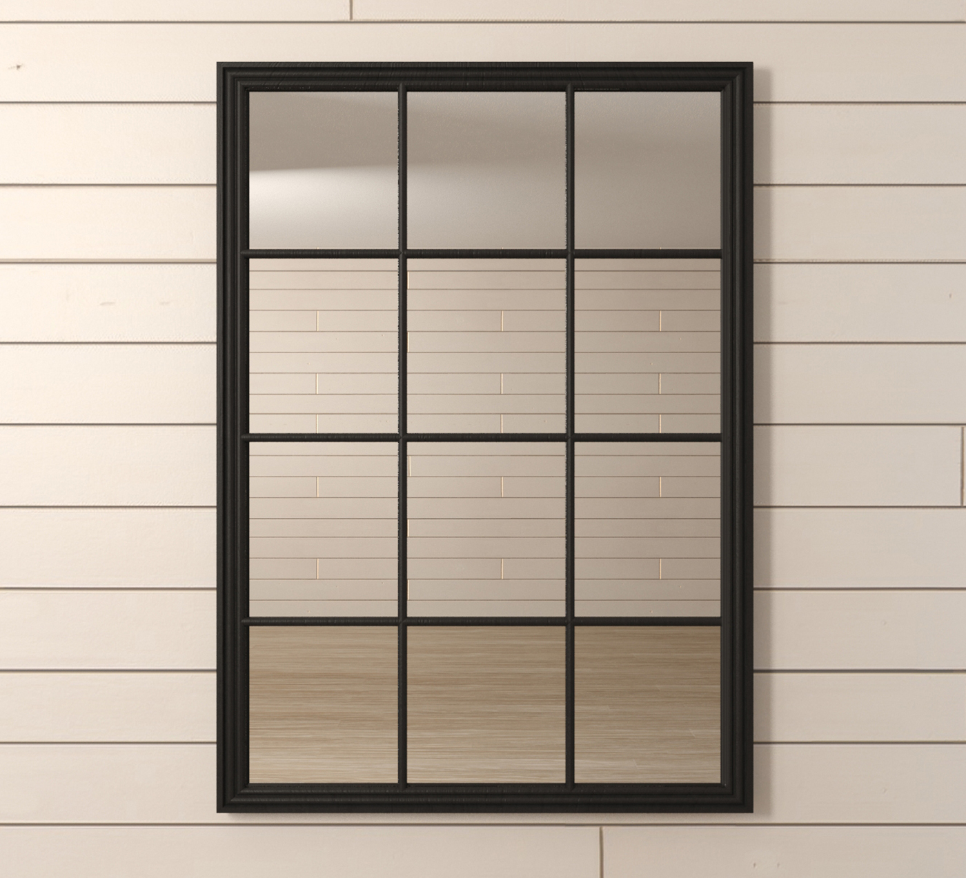 Зеркало квадратное "Florence" черное