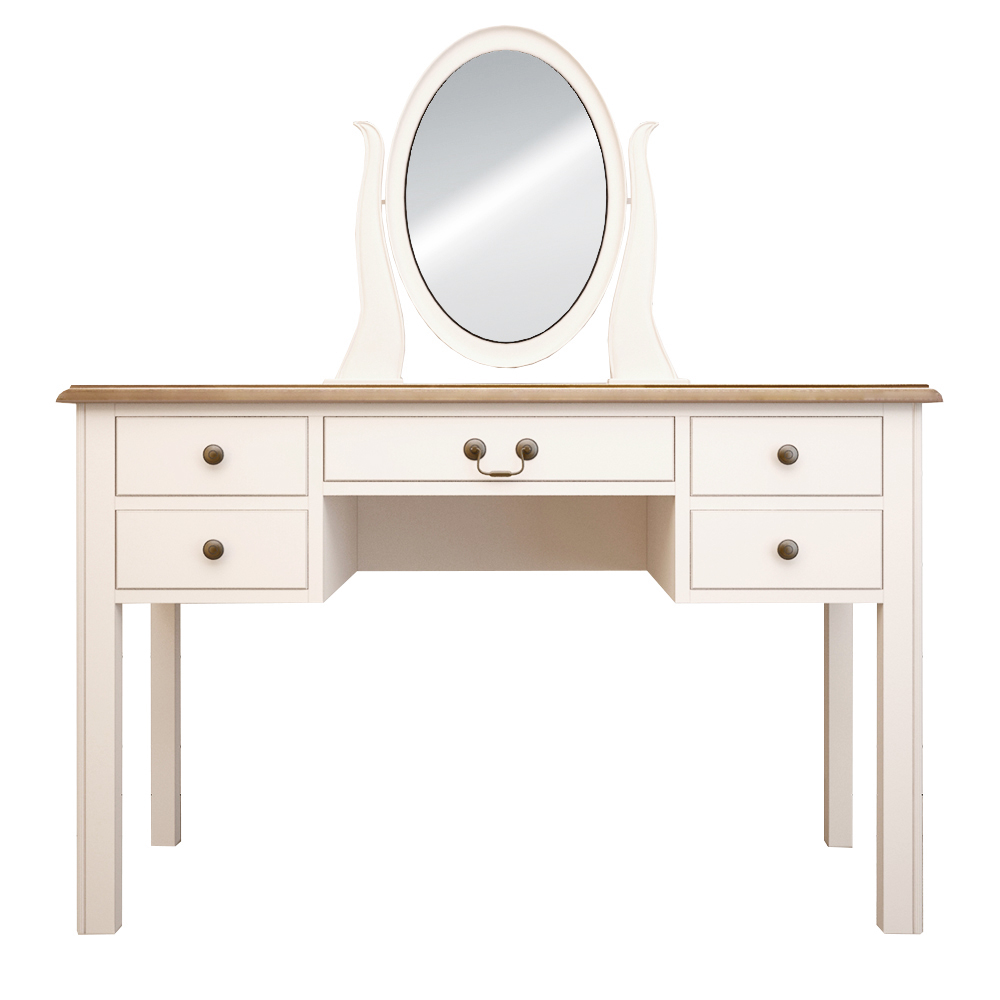 Бежевый туалетный стол "Olivia"