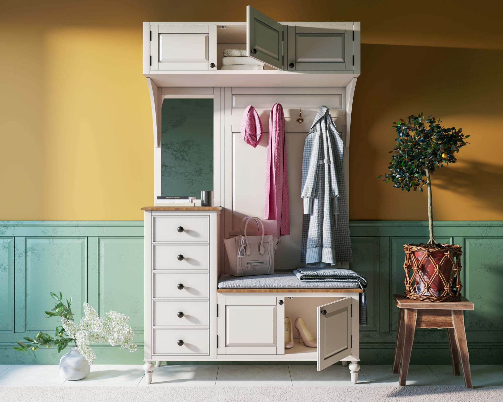   Прихожая "Odri" с ящиками  