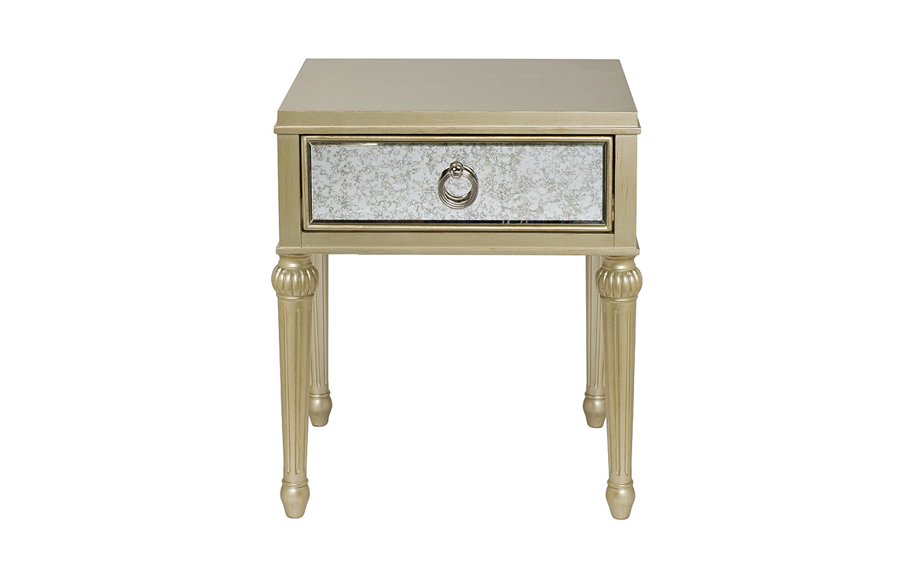 KFG1509 Тумба с зерк. отделкой с ящиком