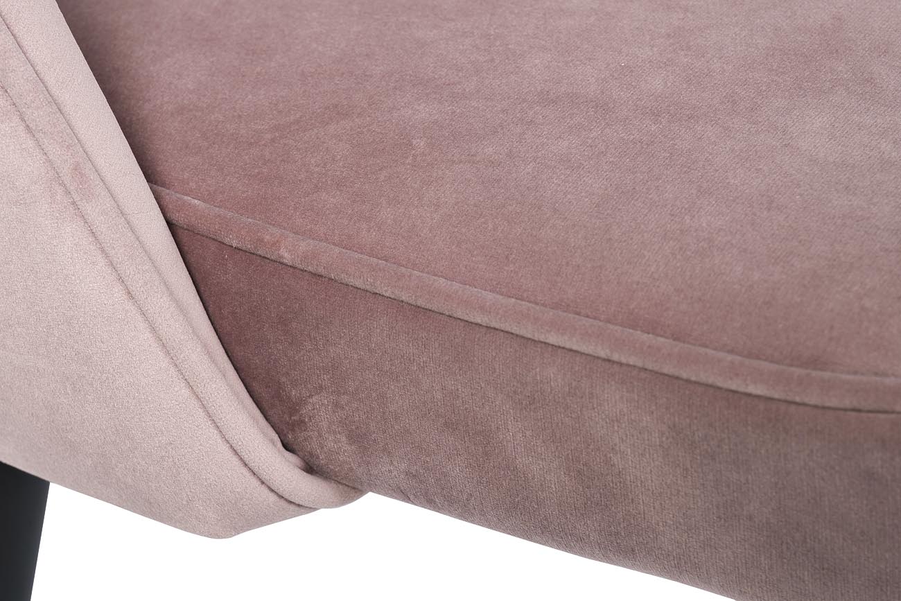30C-1228F LPI Стул велюр пепельно-розовый 