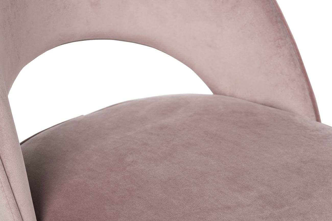 30C-1228F LPI Стул велюр пепельно-розовый 