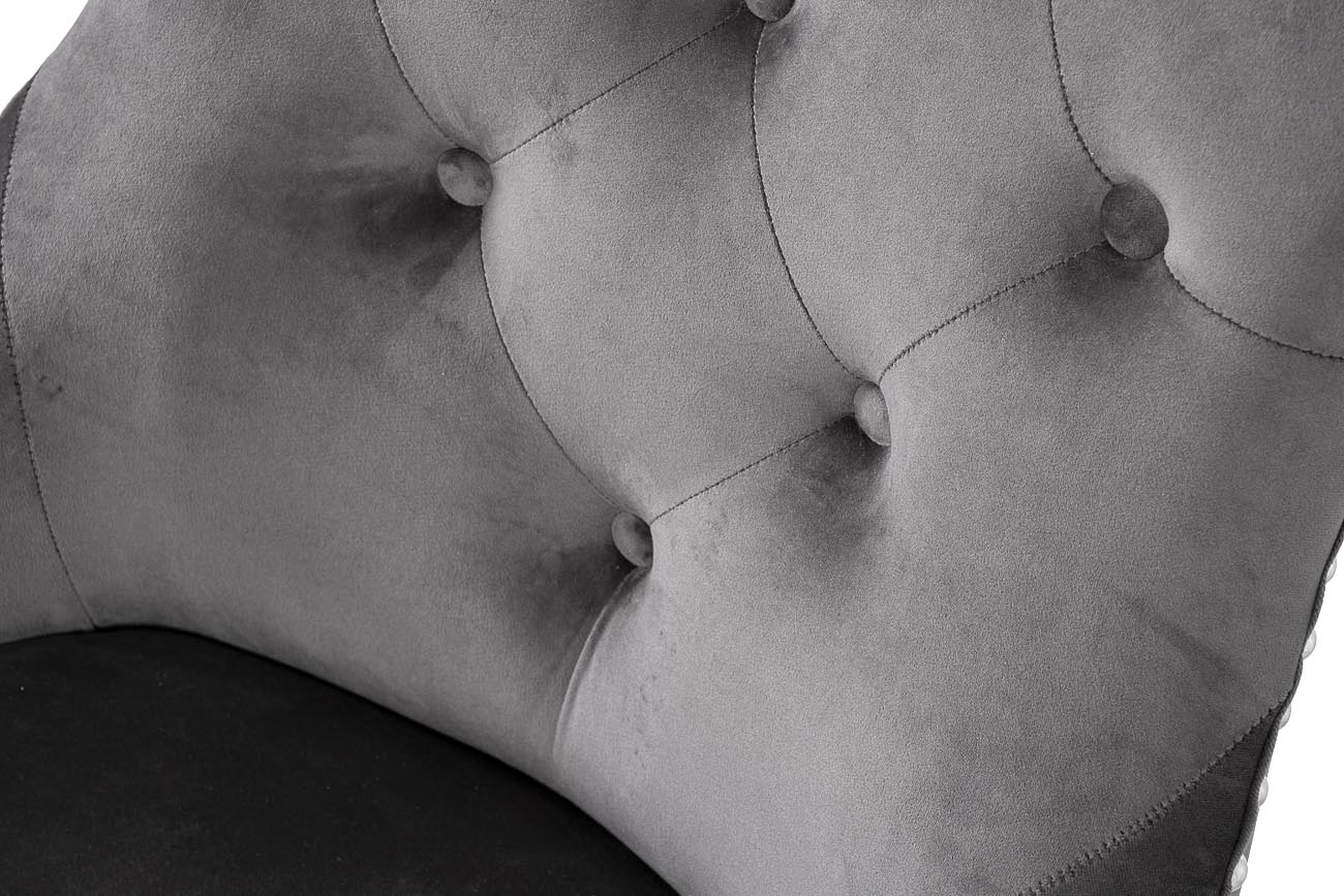 Стул 236 велюр серый Riv96