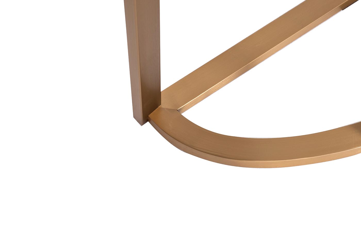 33FS-CST20C05-BBS Консоль, искусственный мрамор Pearl White/ матовое золото