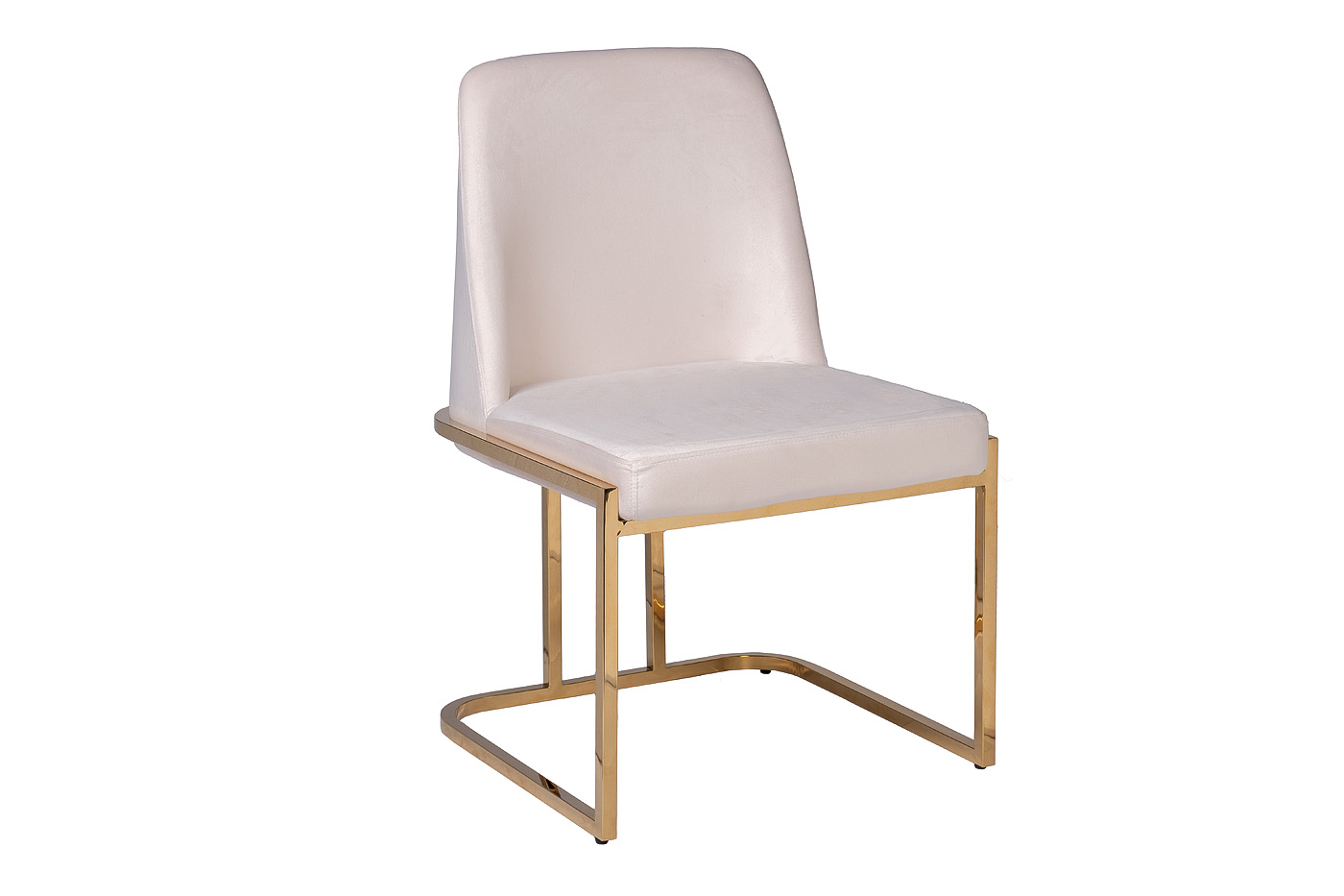 GY-DC8365GOLD-CR Стул велюр кремовый/золото 