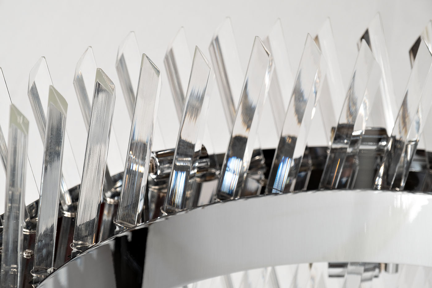 92EL-YG18739S-14P Люстра Cloud хром D.60*H.27см