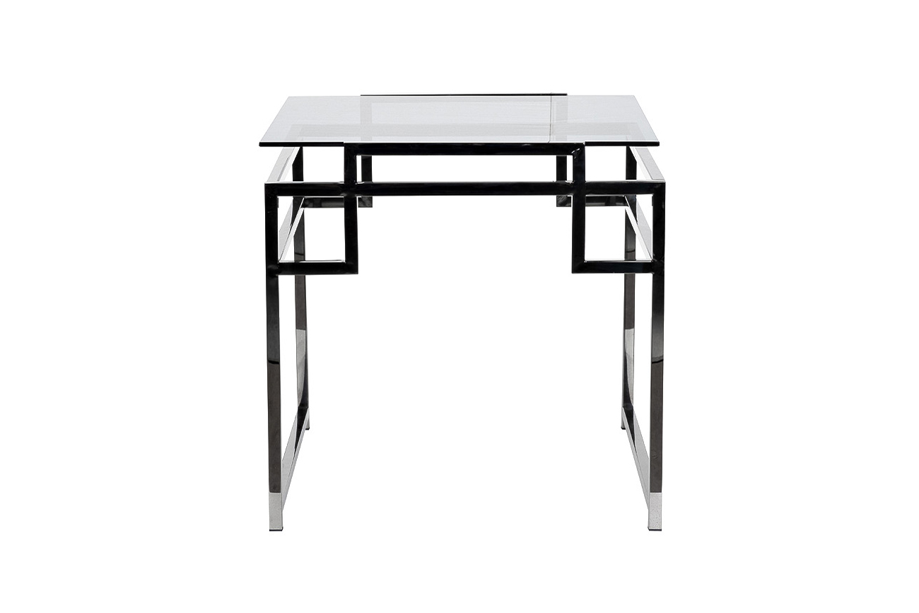 47ED-ET162BL Стол журнальный темн.стекло/темн.хром