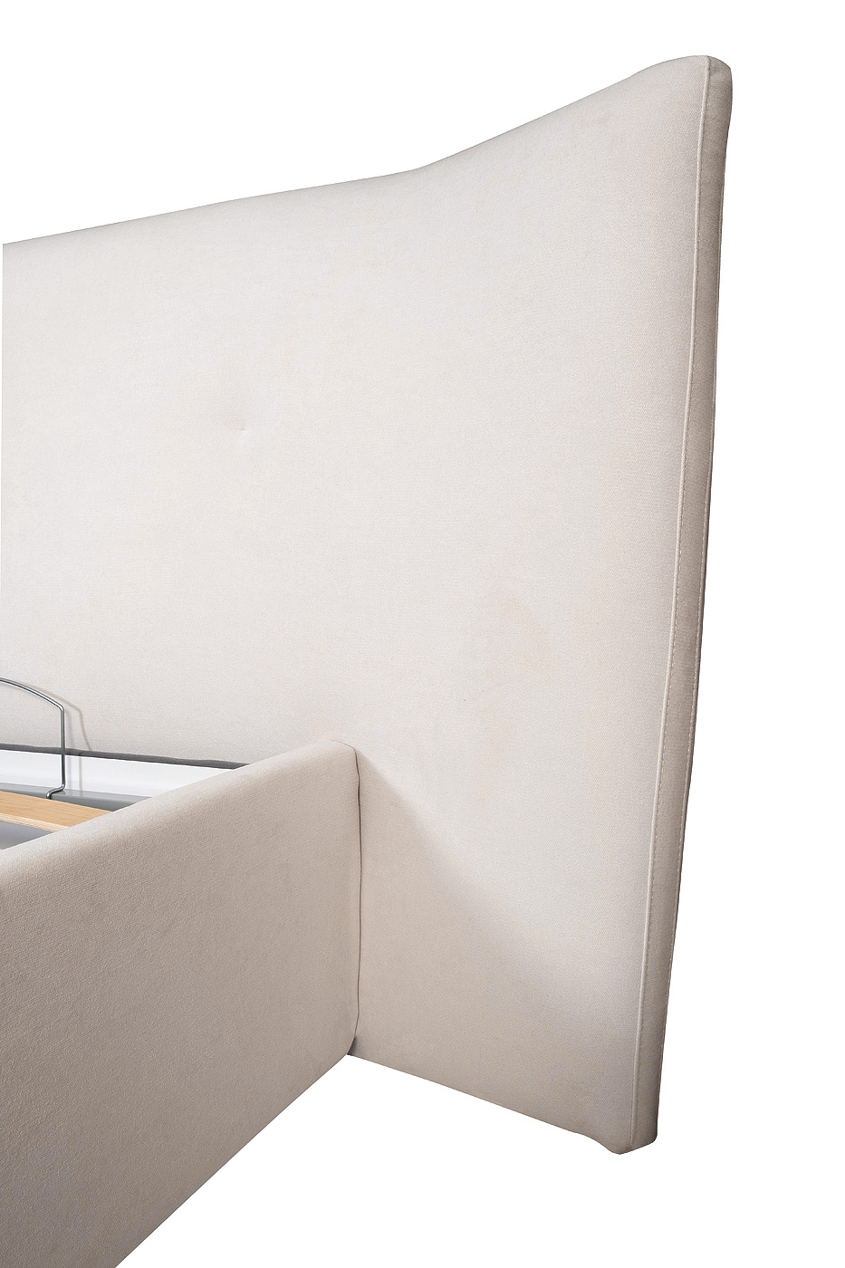 Кровать Como c подъем.мех. шенилл белый  Miss01 