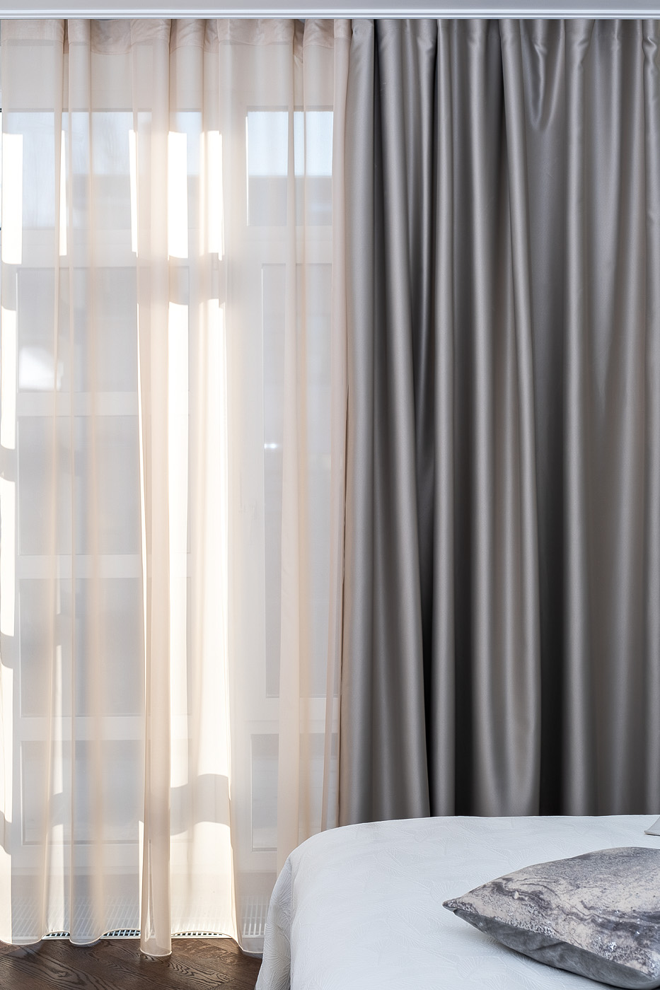 Портьера широкая без подклада блэкаут 283100 