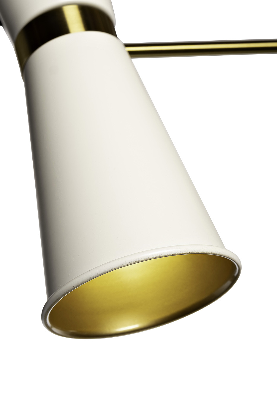 92EL-YG02125-3P Люстра потолочная латунь/матовый бел. d50*h.80см