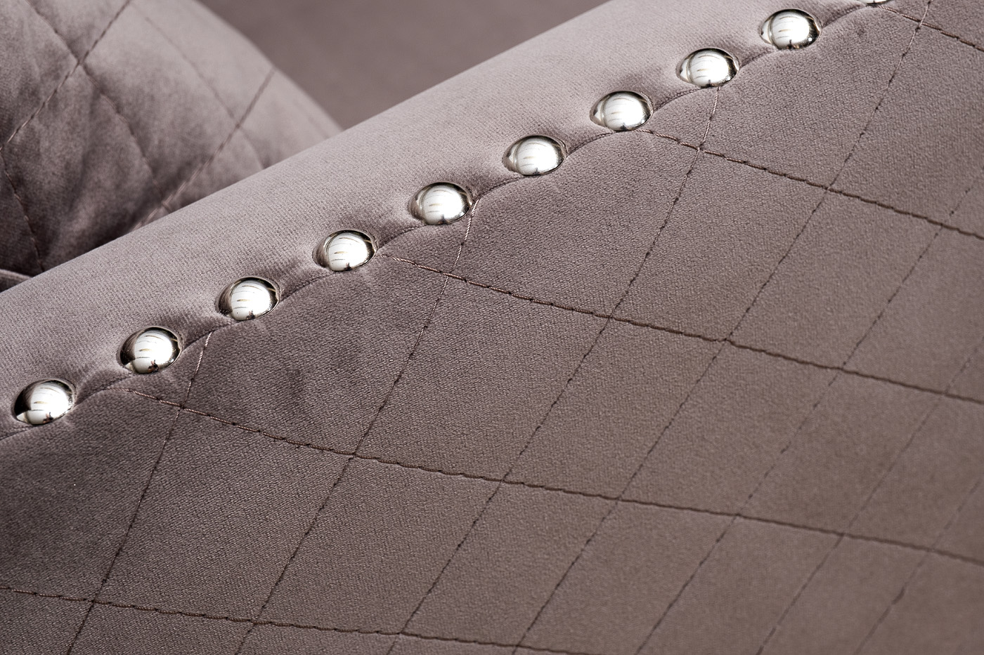 Диван Sorrento 230M трехместный раскладной, велюр серый Colt017 