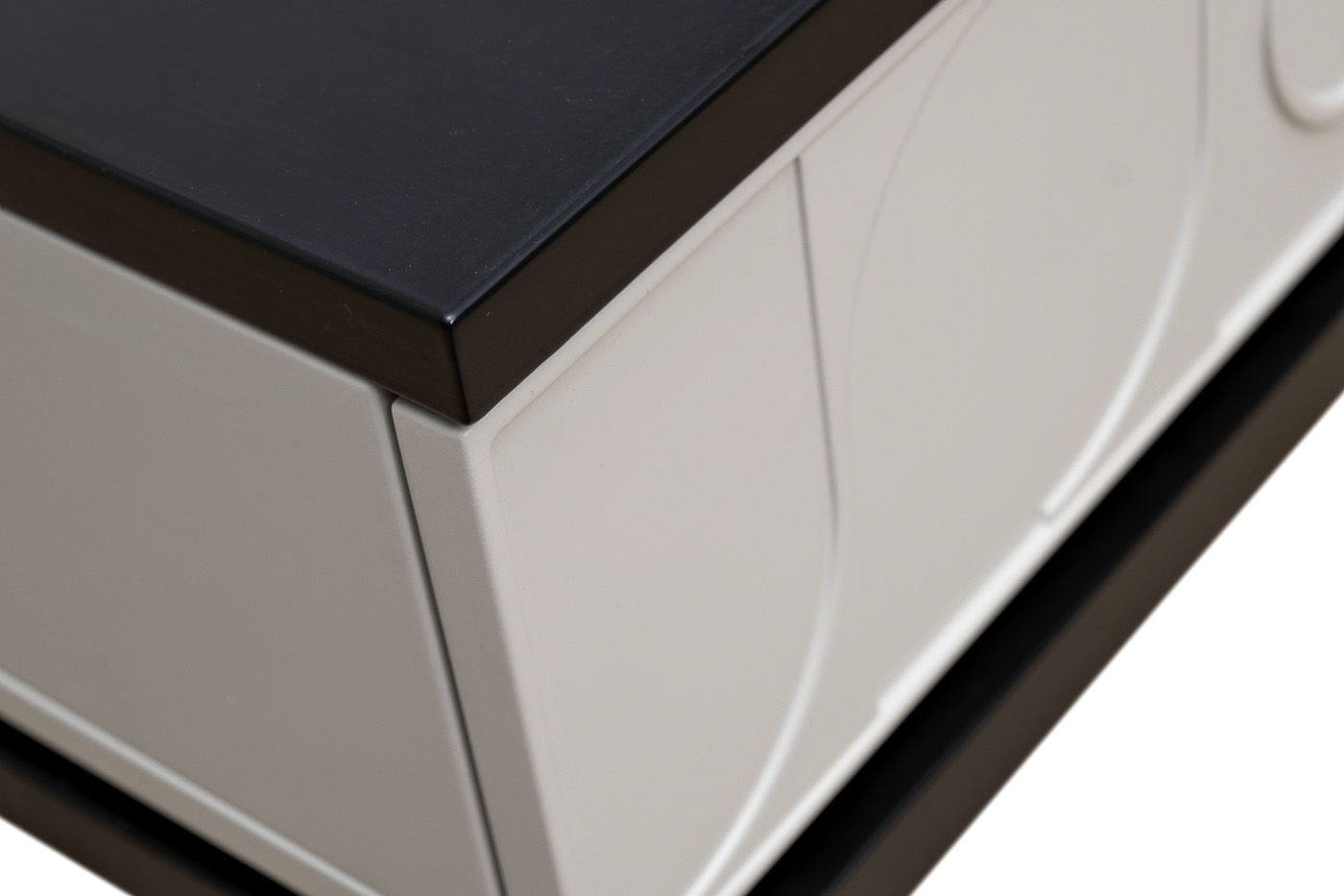 GD-00002 Тумбочка прикроватная Spinola черно/серая