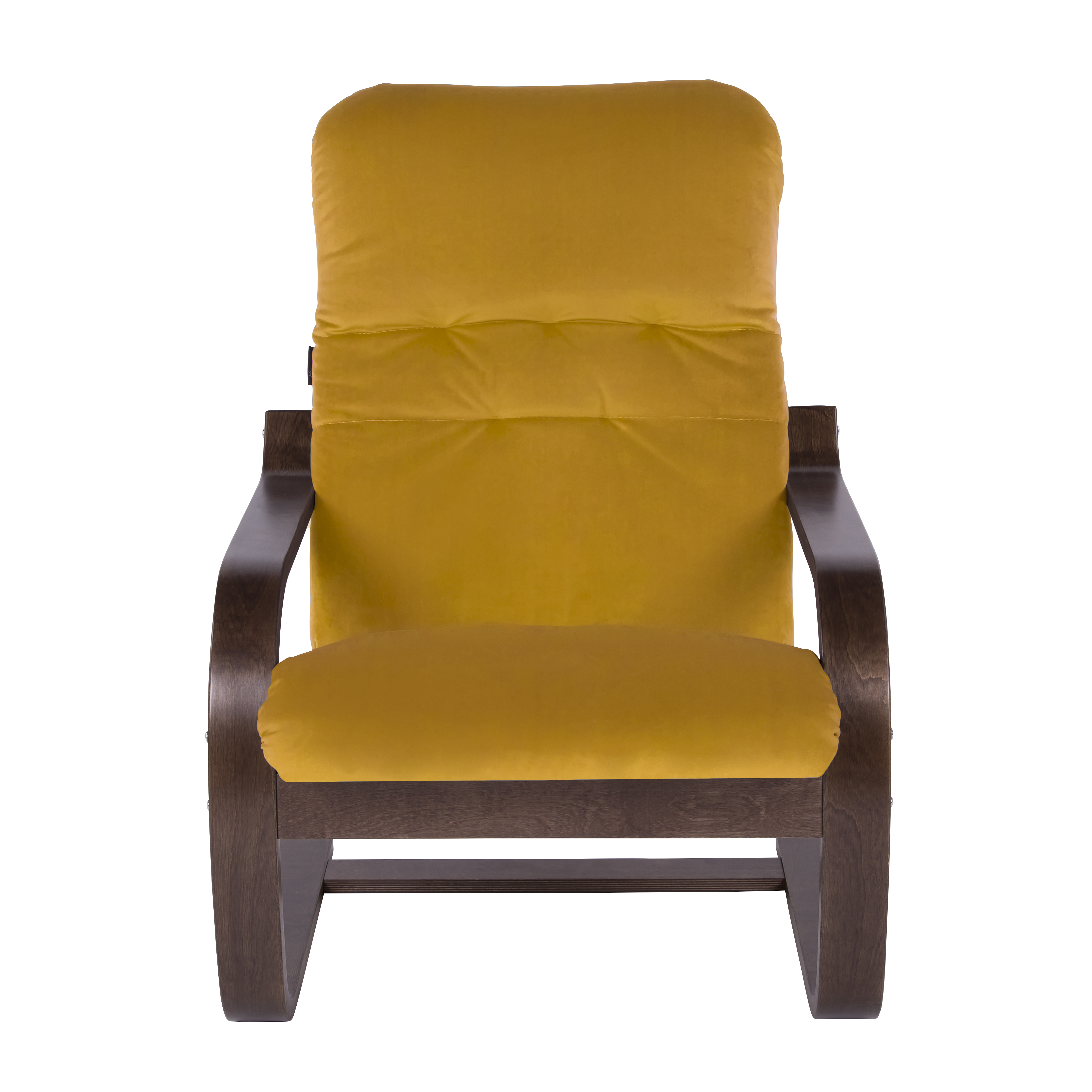 кресло Сайма фреш 23 охра каркас Орех