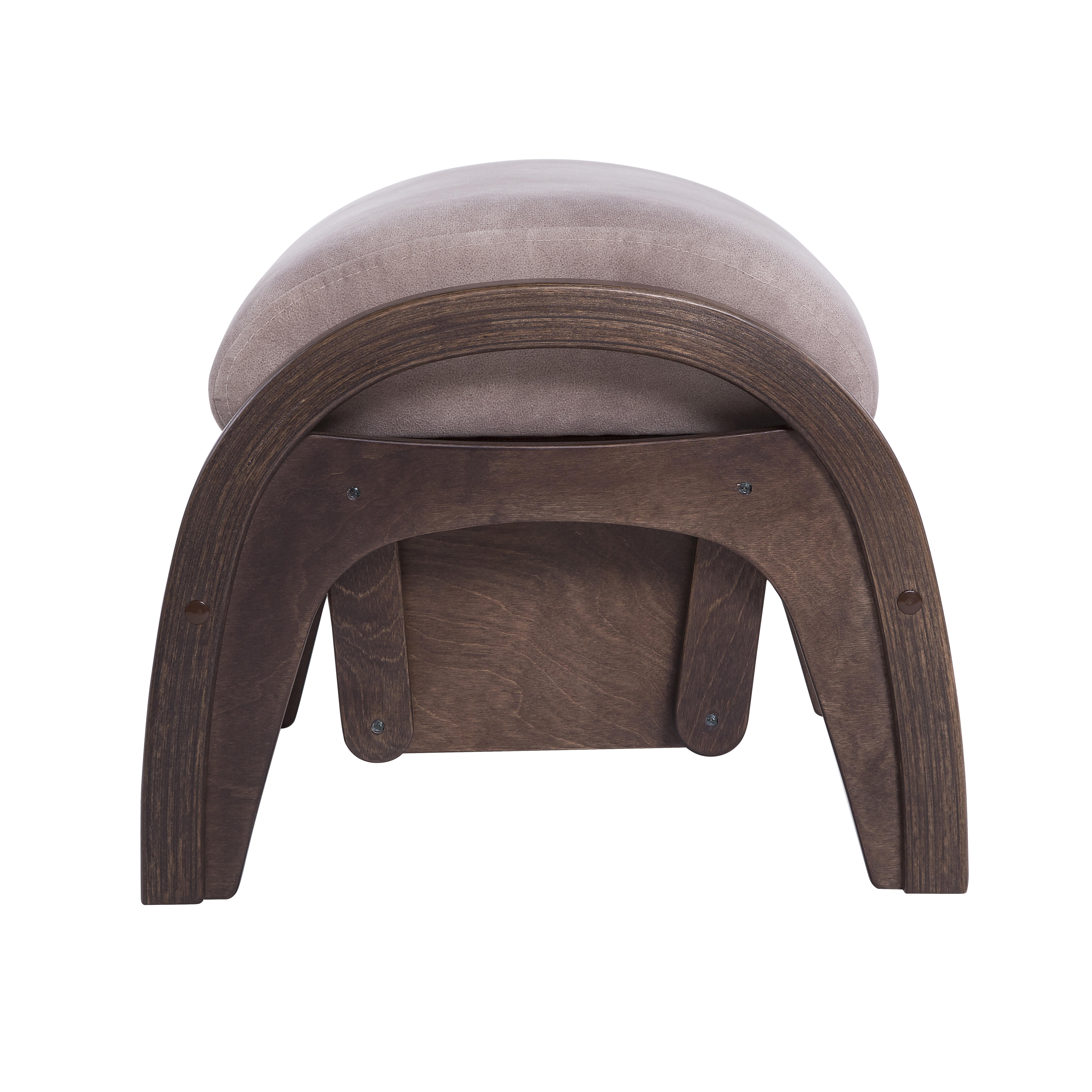  Пуф Мэйсон  Крем-брюле каркас  Орех