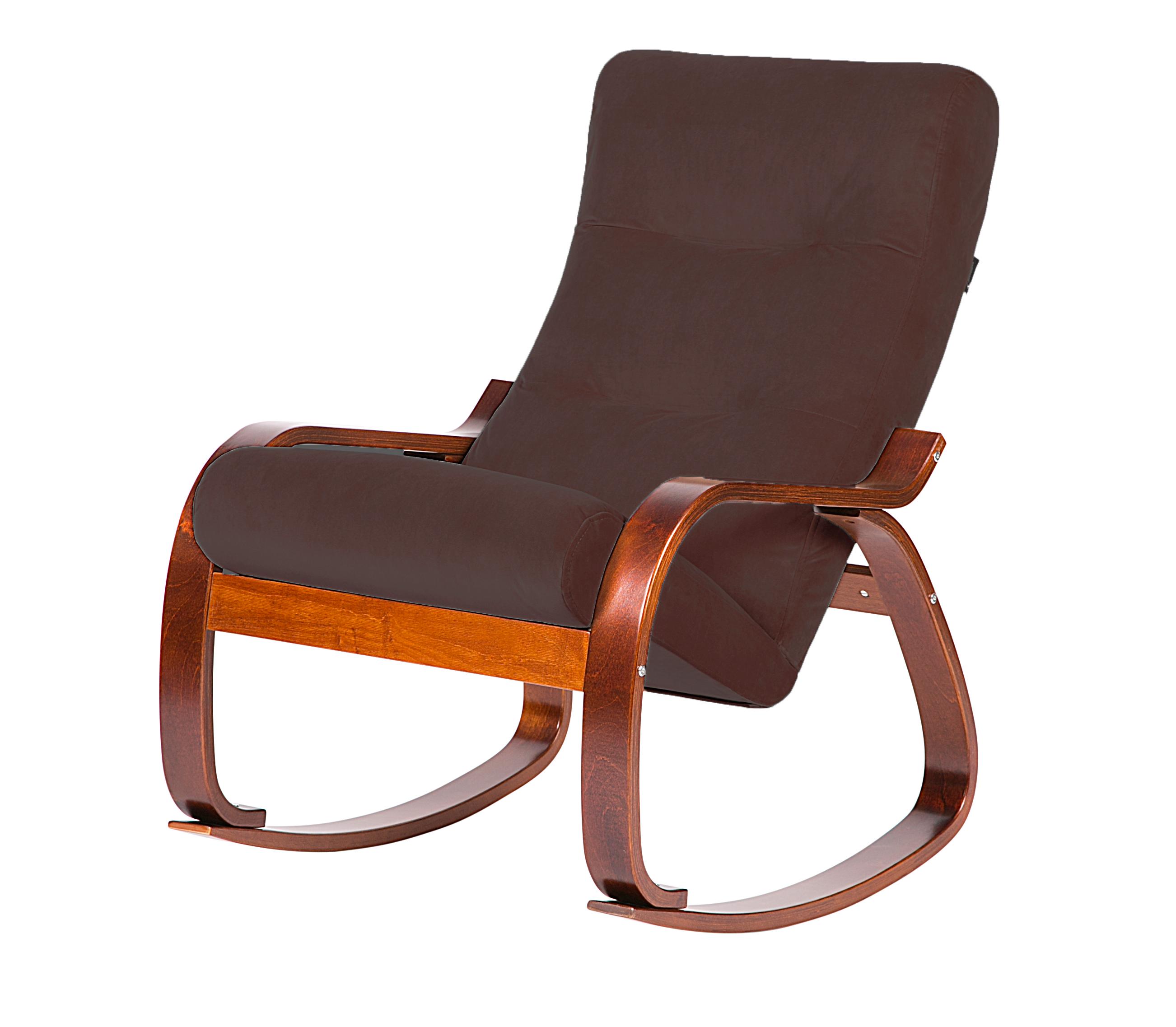 кресло-качалка Гарда фреш 05 коричневый каркас Вишня