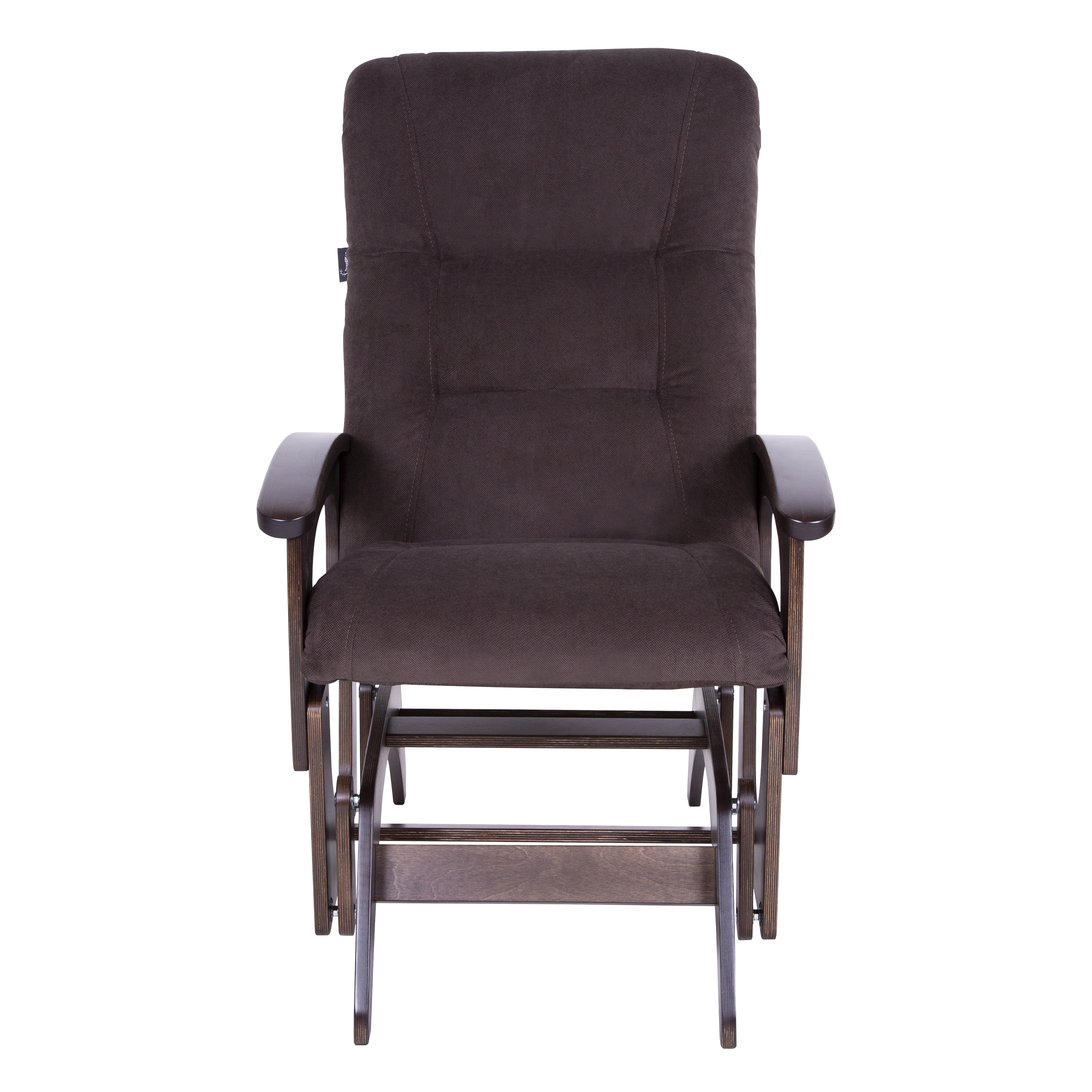 Кресло-качалка глайдер   Веларио   Грей браун каркас  Орех